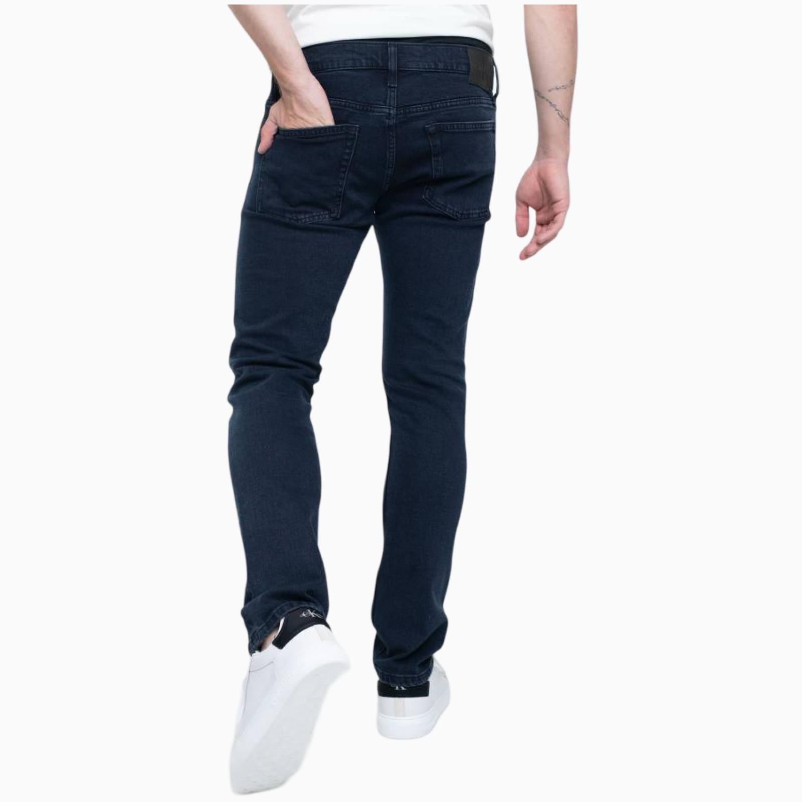 Мъжки тъмно сини дънки Calvin Klein Jeans J30J325975