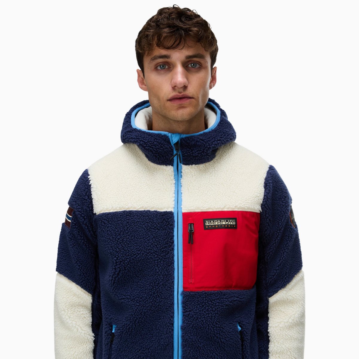 Мъжки суичър Napapijri Yupik Men Fleece Hoodie NP0A8AZX M6E Close-Up