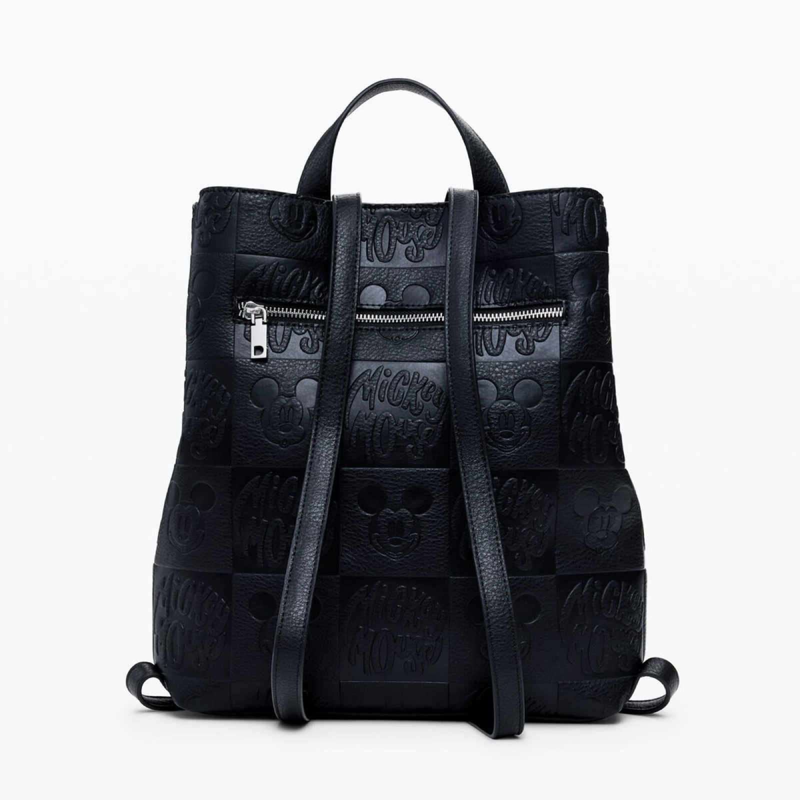 Дамска чанта раница Women’s rucksack Desigual Mickey Mouse 25WAKP02 2000 Black back view