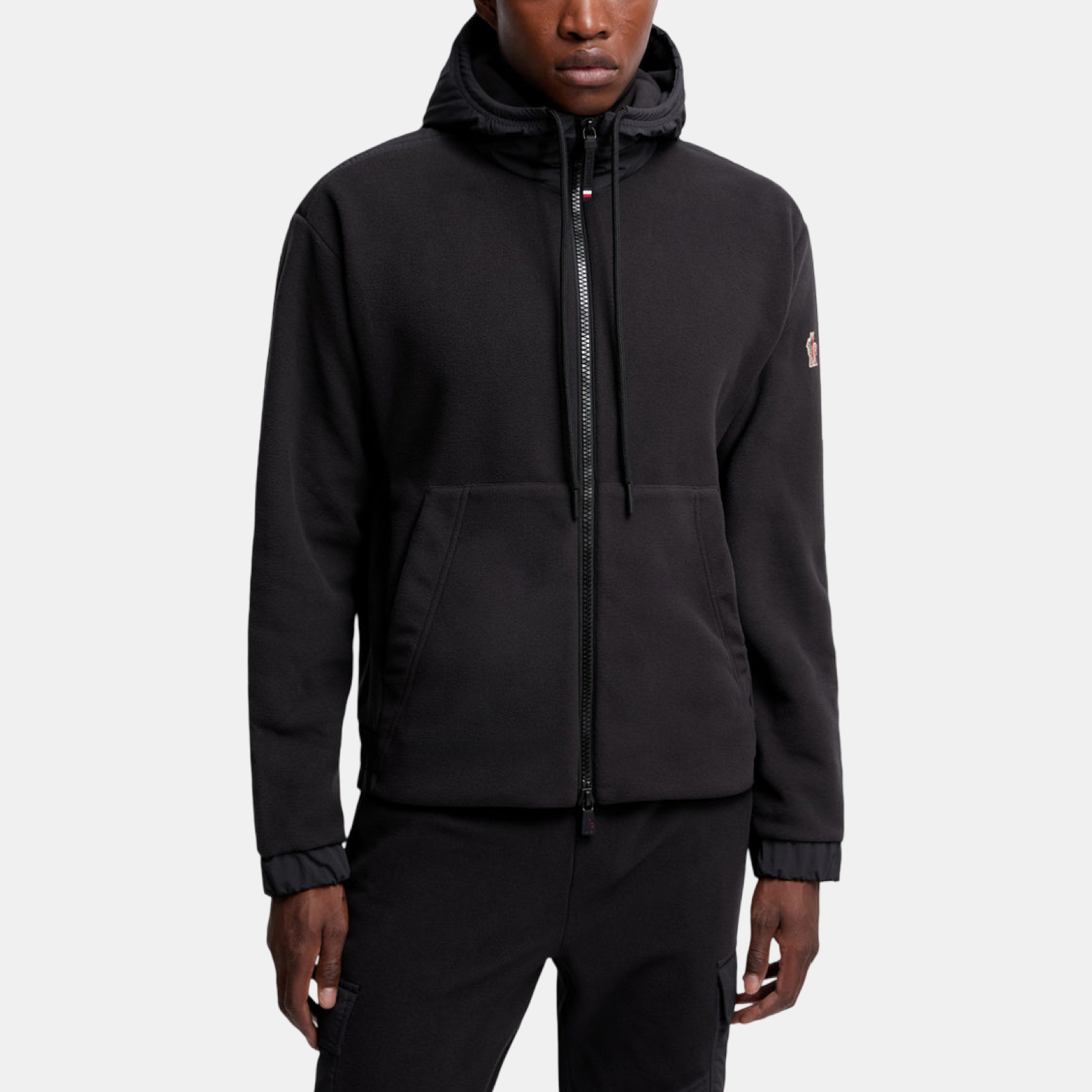 Moncler Grenoble Zip-up Men Hoodie K20978G 000198 9AK8 Front View