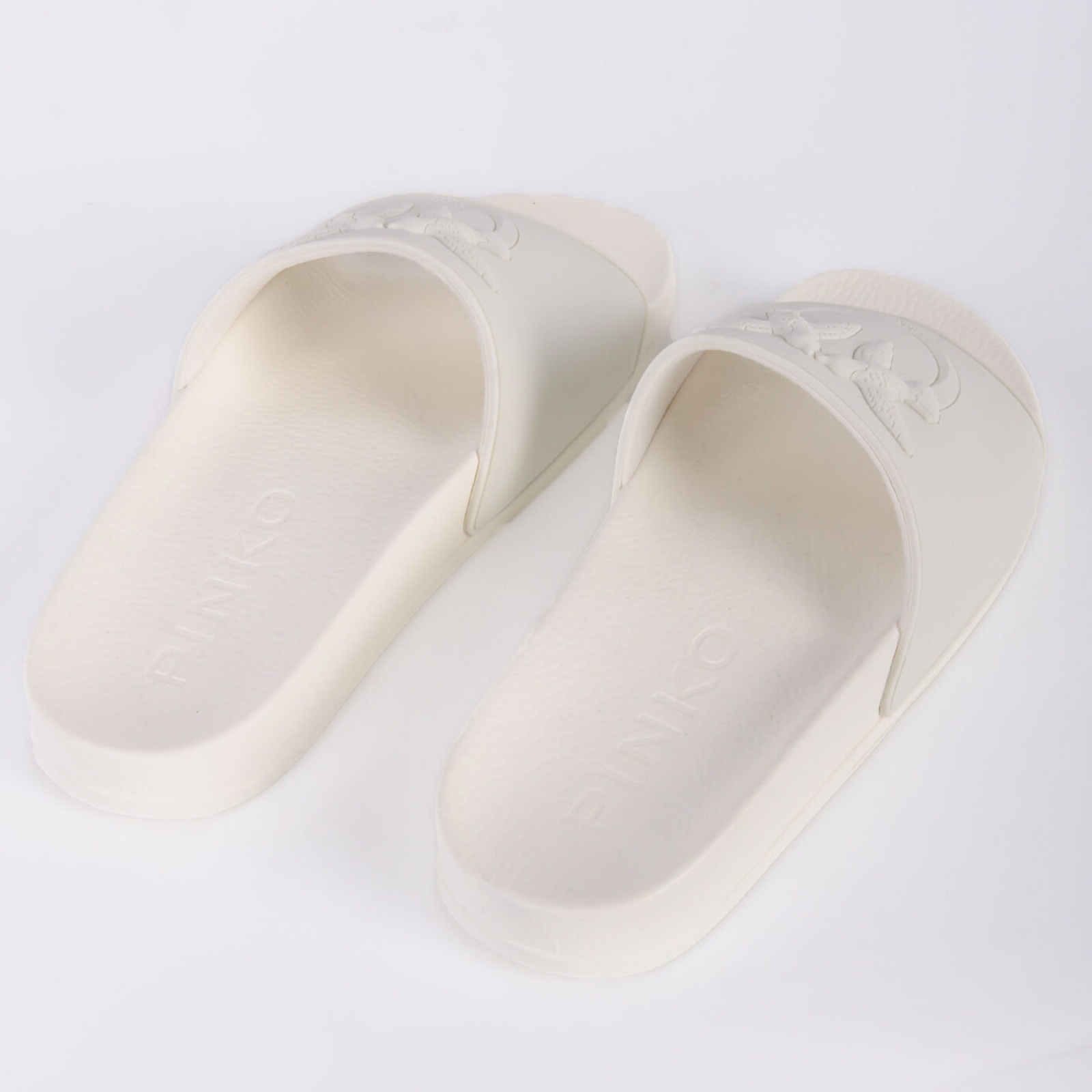 Дамски бели чехли Pinko Women Slippers SS0093 E027 Z1B Heel View