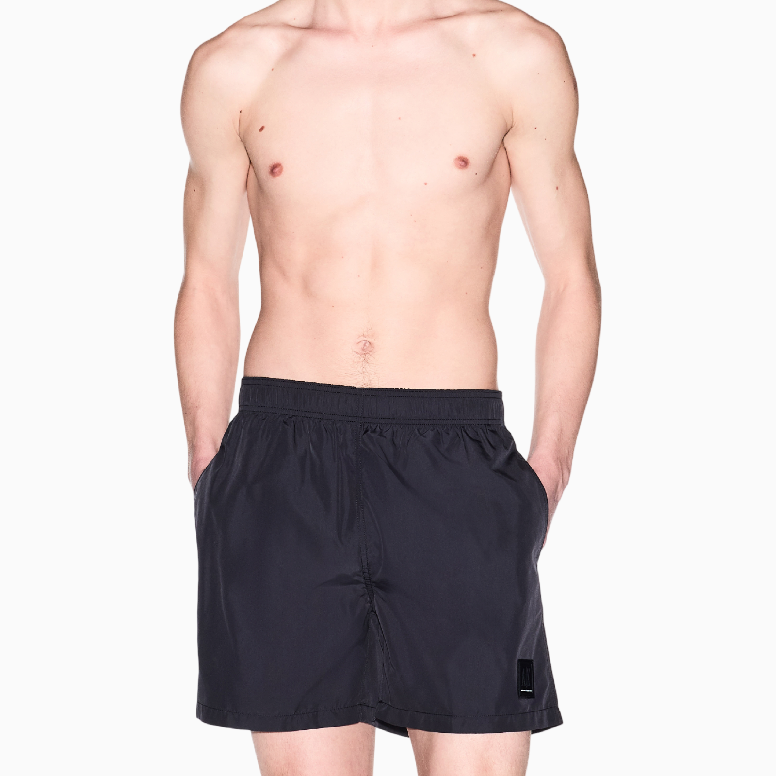 Мъжки черни бански Armani Exchange Men Swimwear XM000812 AF13556 UC001 Front View