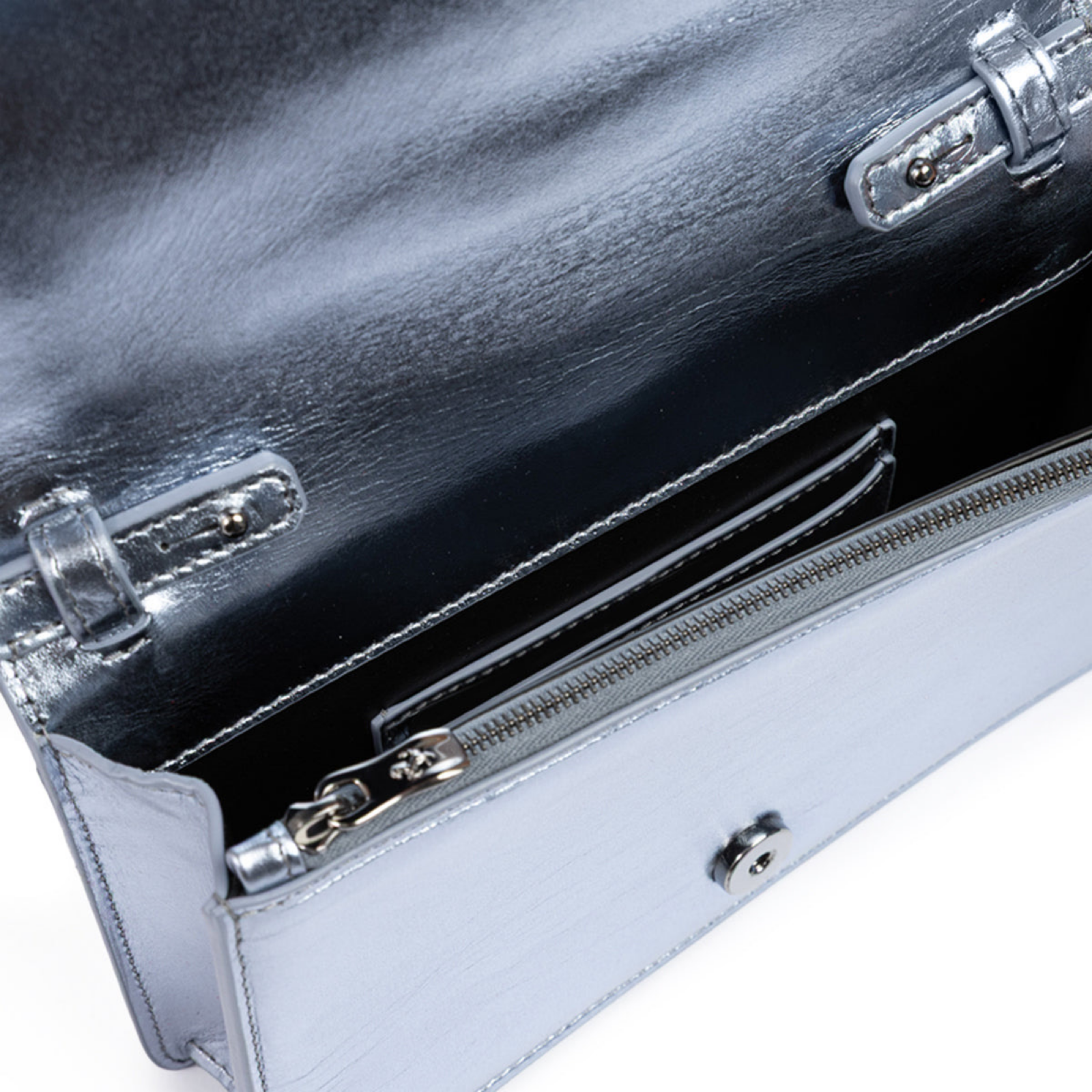 Ferrari GT Patent Leather Bag Inside View