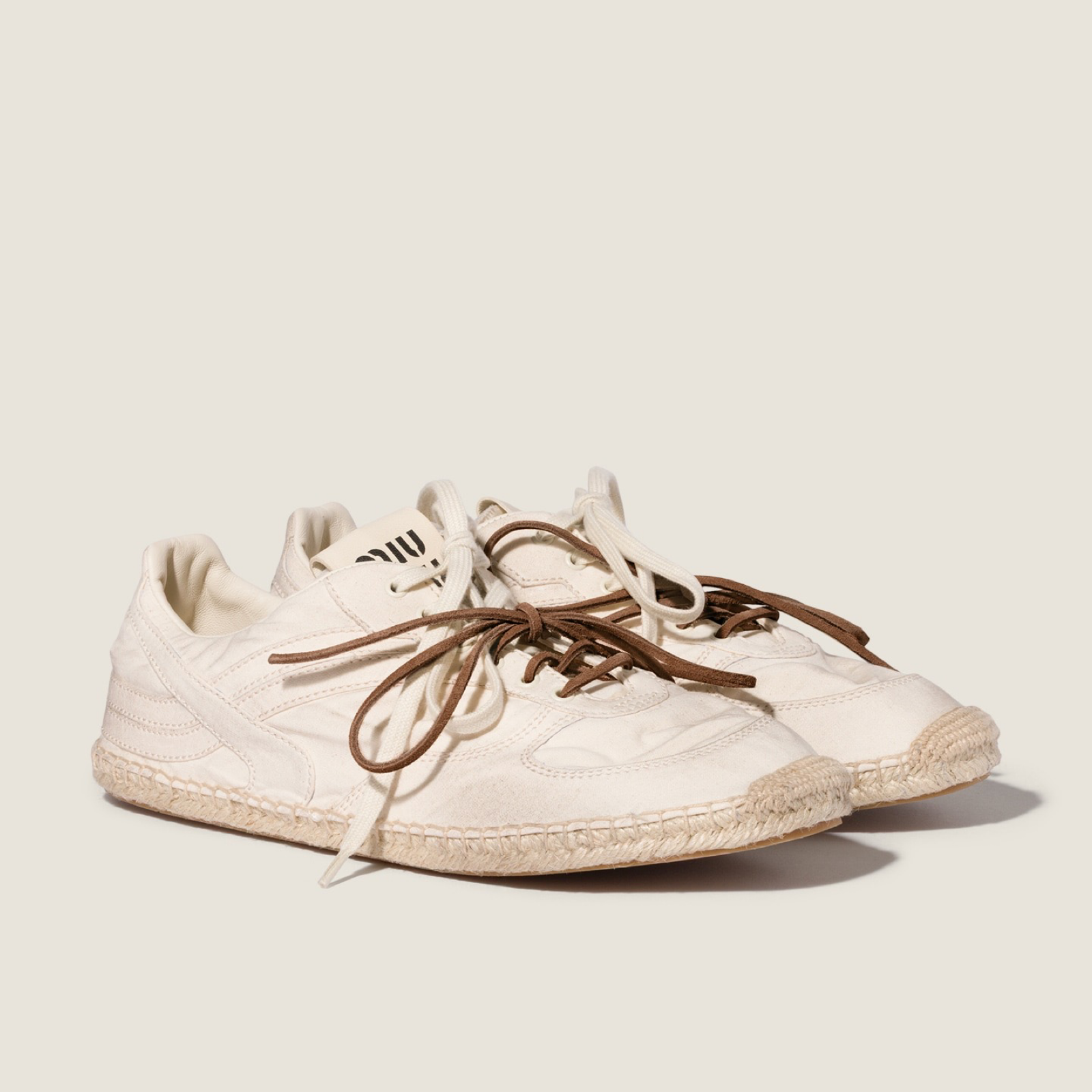 Miu Miu Gymnasium Sneakers 5E668E BVC F0379 F A005 Lateral View