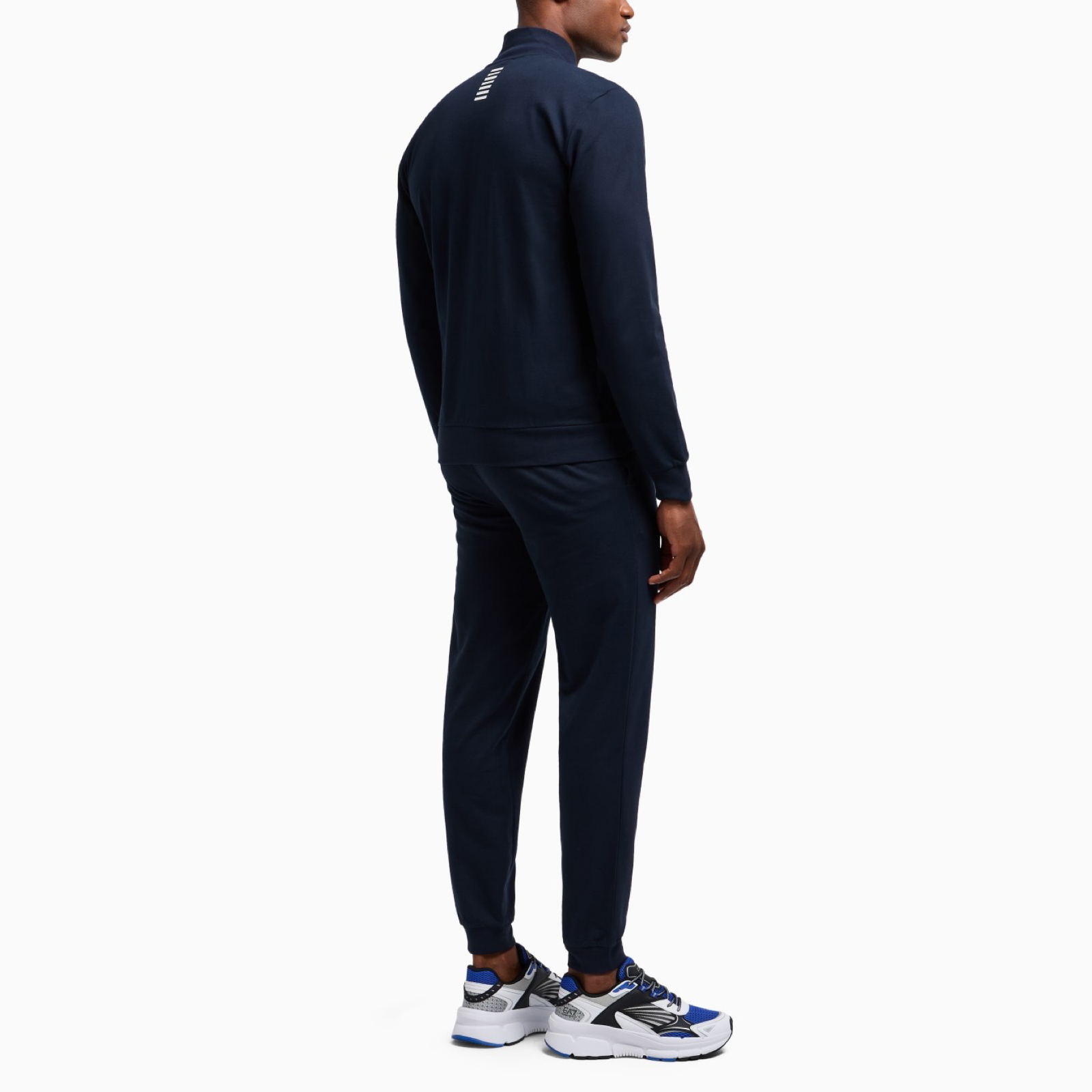 Мъжки син екип EA7 Emporio Armani Men Tracksuit 8NPV60 PJVRZ Back View