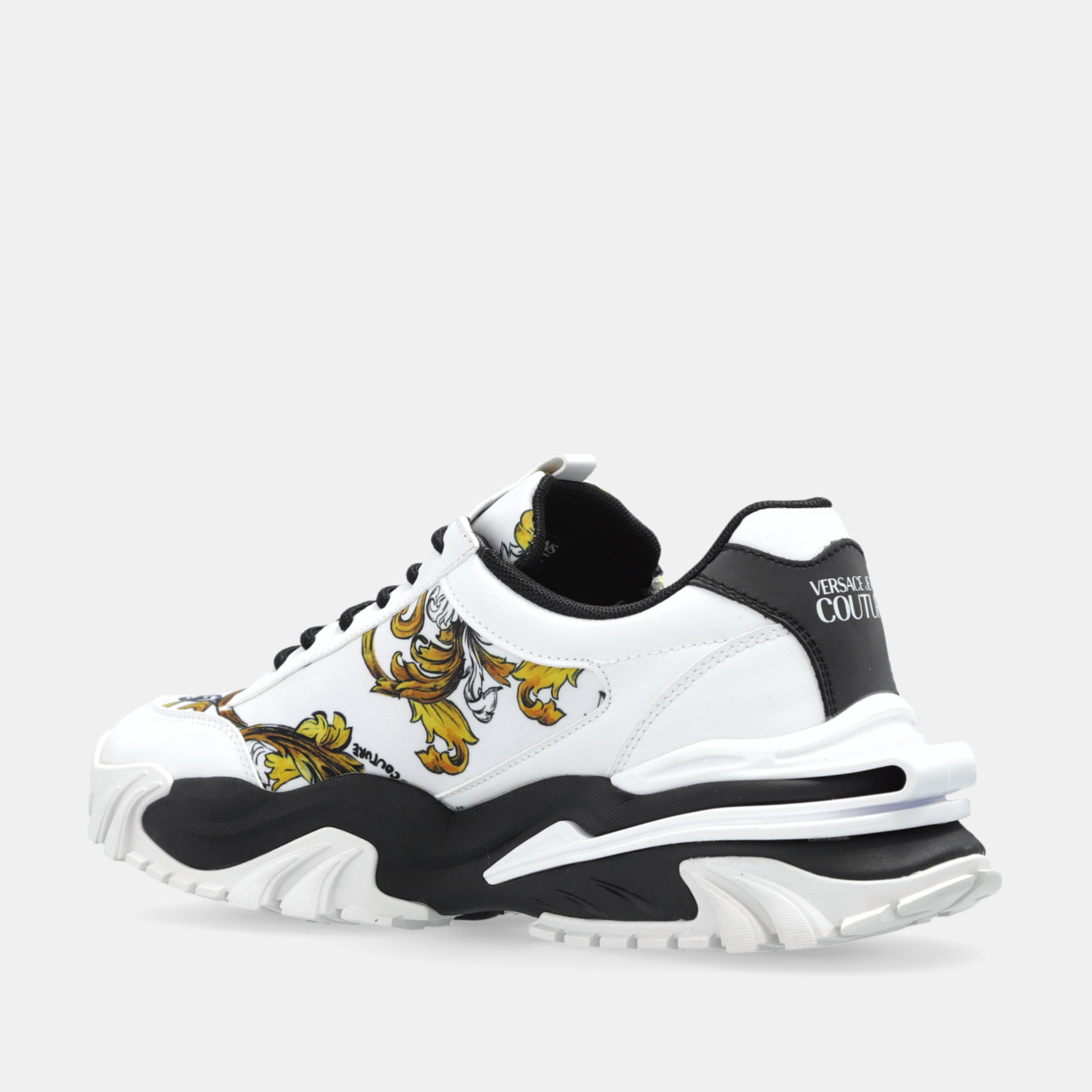 Мъжки кецове Men’s sneakers Versace Jeans Couture Trail Trek 78YA3SI5 ZSC57 G03 White Gold medial view