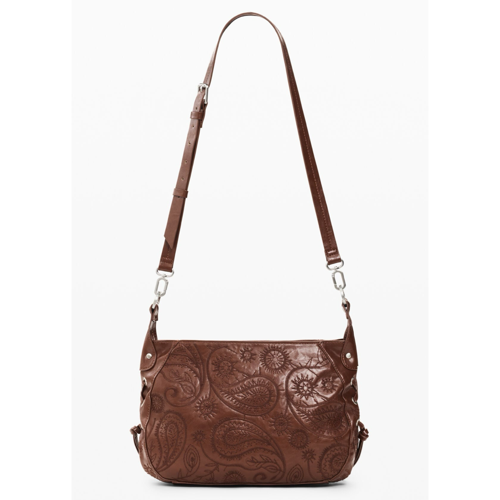 Дамска кафява чанта Desigual Women Shoulder Bag 26WAXP90 6011 Back View