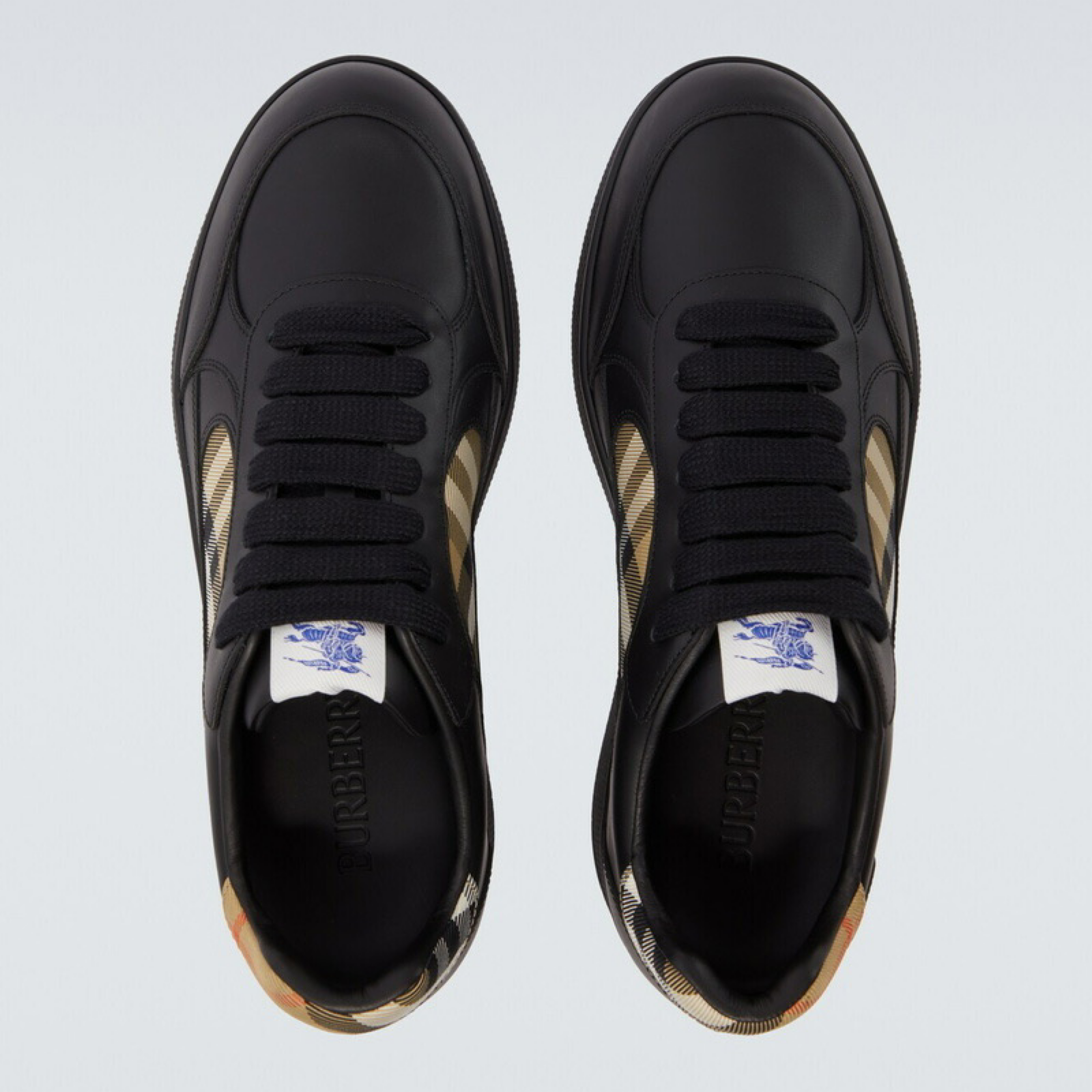 Burberry Check Men Sneakers Top View