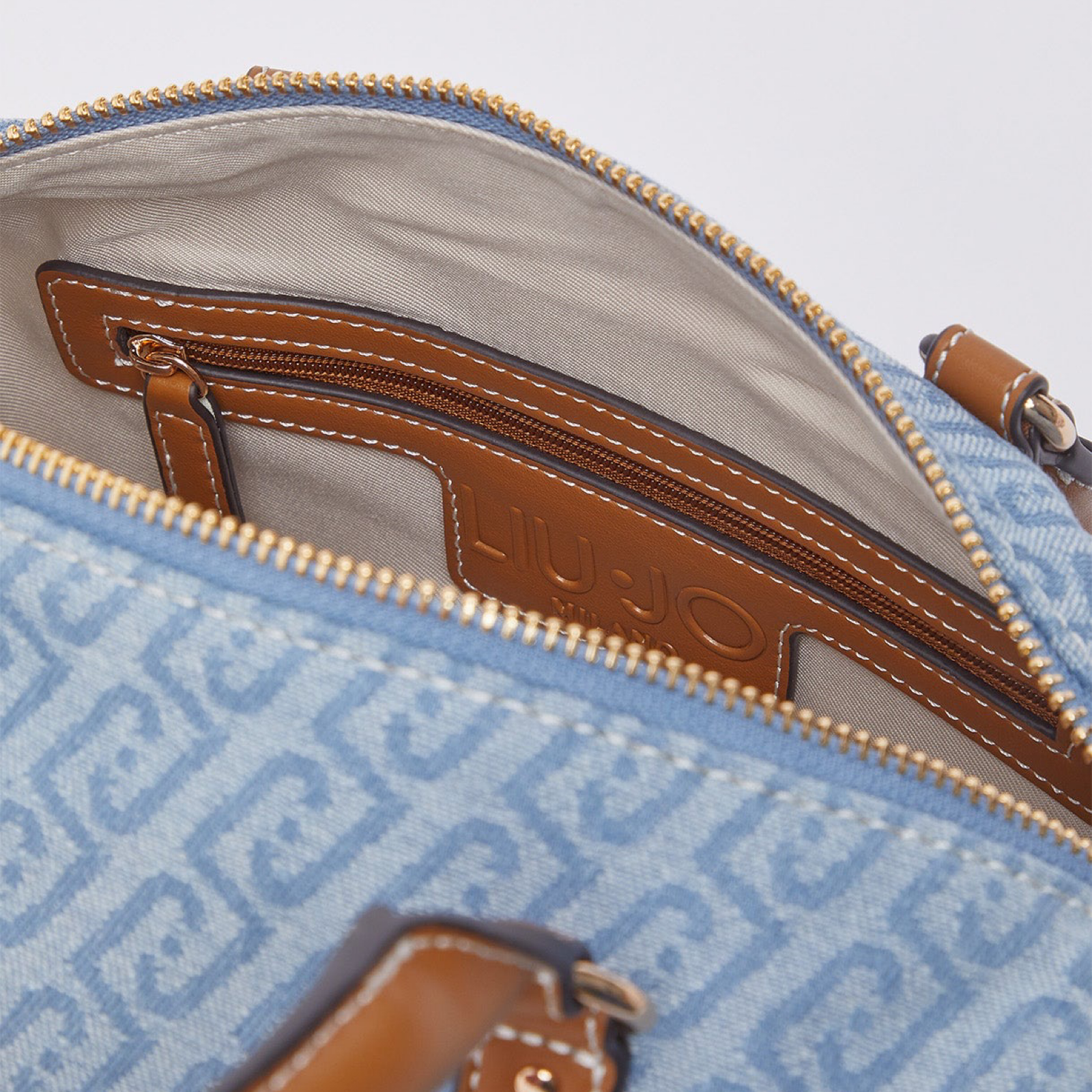 Дамска чанта Liu Jo Women Satchel Bag AA6052 T379A 09C45 Inside View