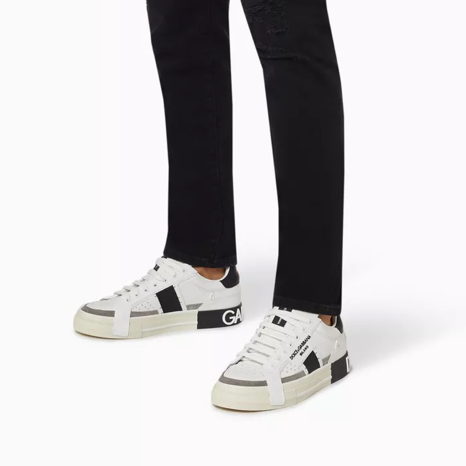 Dolce & Gabbana Custom 2.Zero Men Sneakers Model View