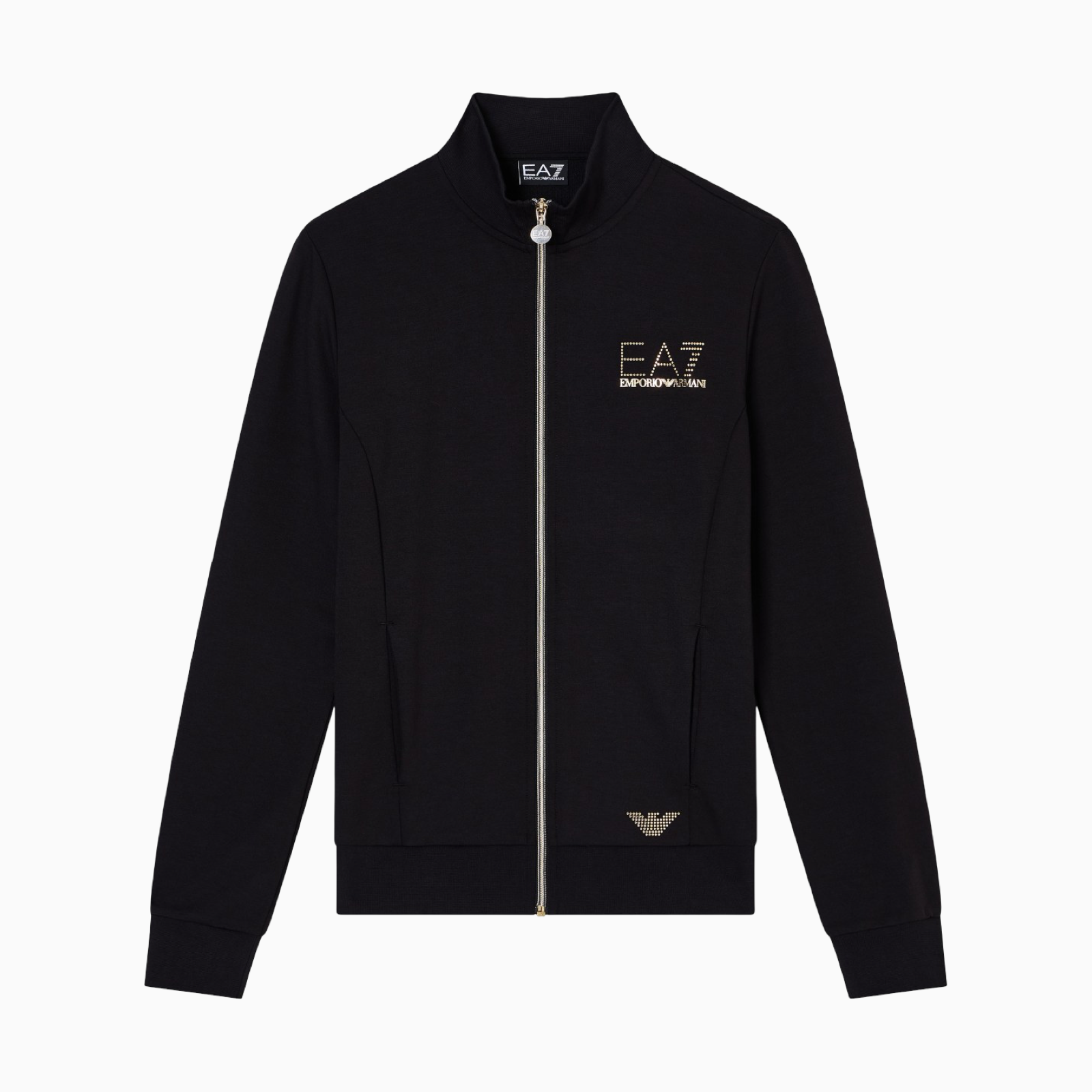 Дамски черен суичър EA7 Emporio Armani 8NTM43 TJ9RZ 1200 Front View