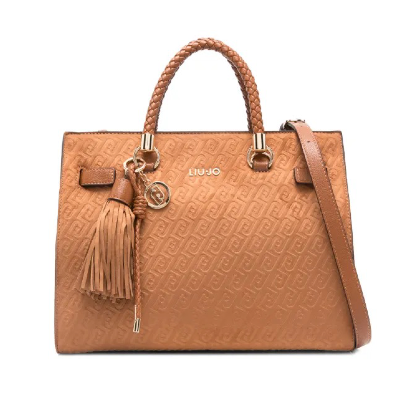 Дамска кафява чанта Liu Jo Women Tote Bag AA6086 T384A Front View