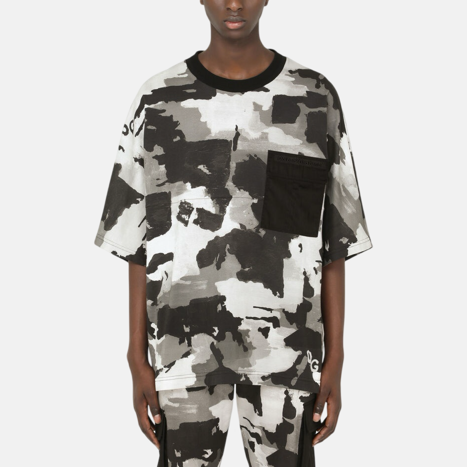 Мъжка камуфлажна тениска Dolce & Gabbana Camouflage Men T-shirt