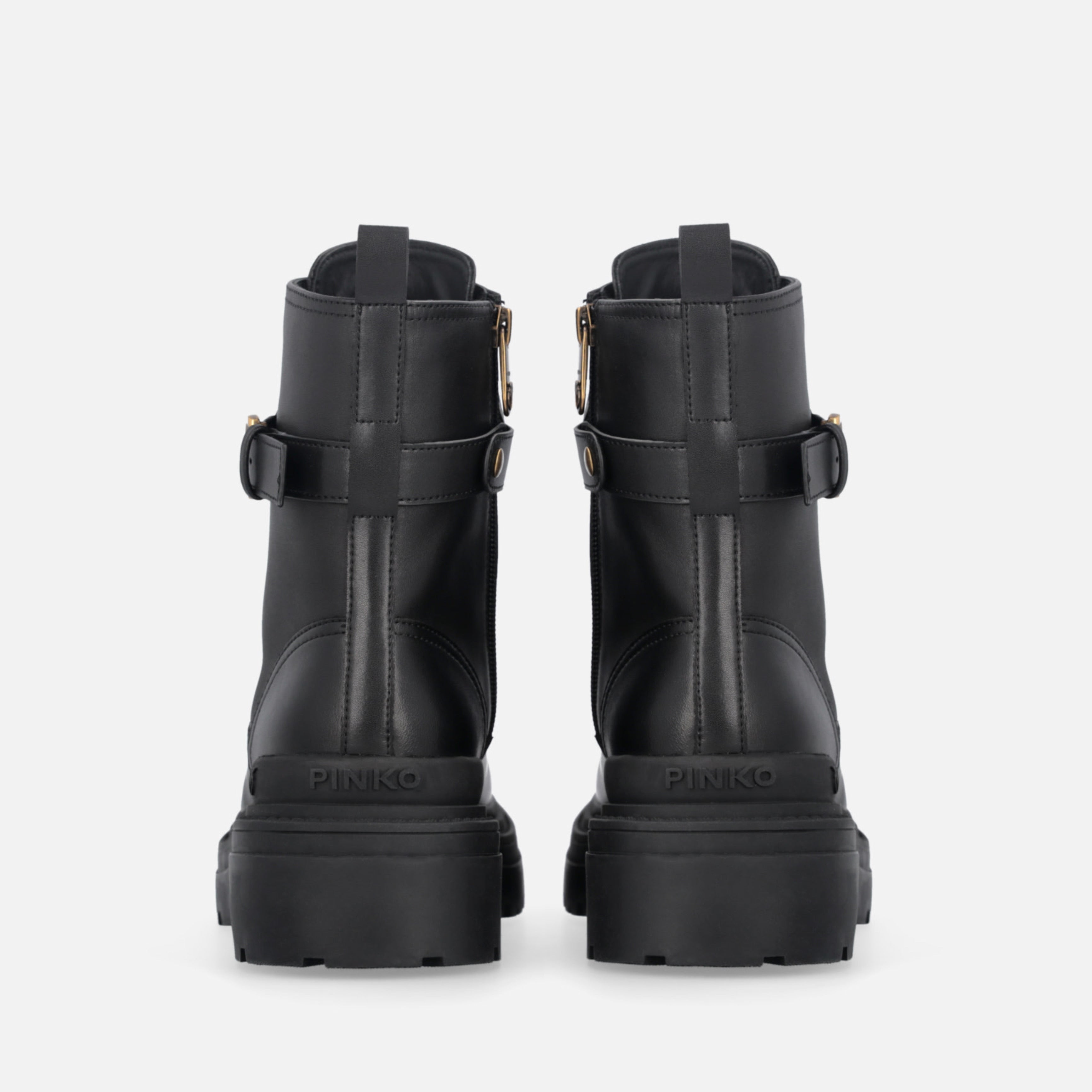 Дамски боти кубинки Women’s ankle boots PINKO Mia 7 SD0147P001 Z99 Black heels boots
