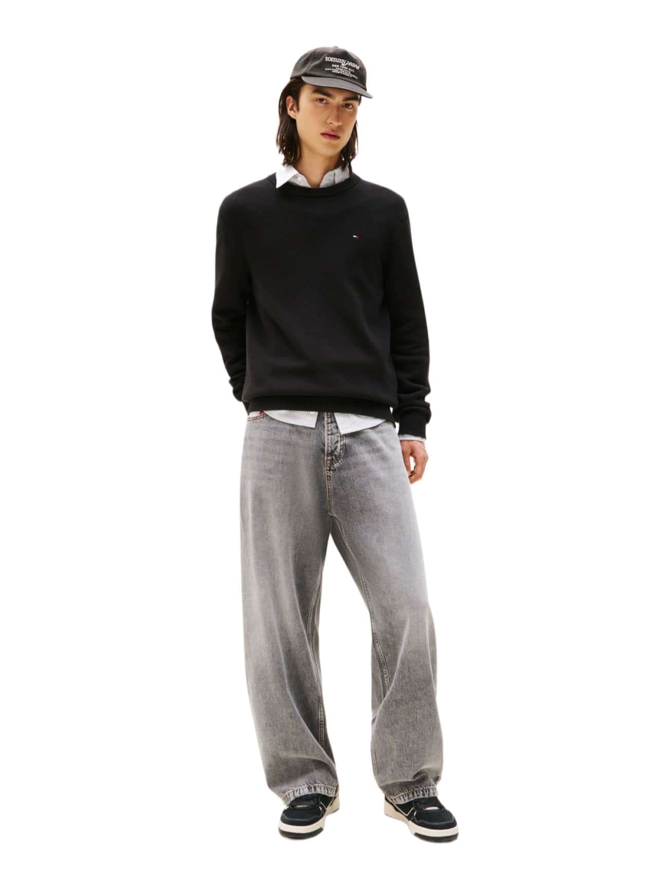Мъжки памучен пуловер Men’s cotton sweater Tommy Hilfiger DM0DM21787 BDS