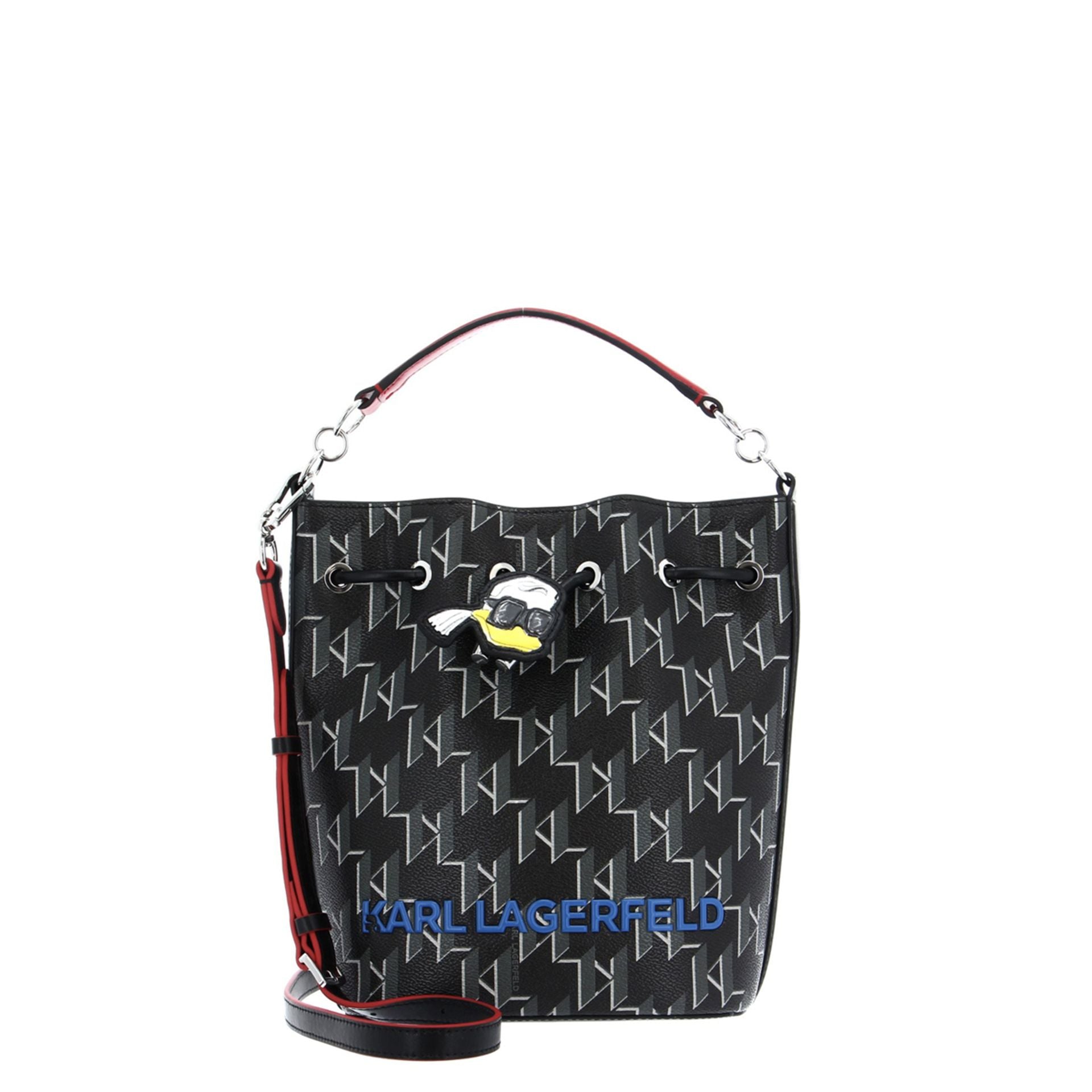 Дамска чанта Women’s handbag Karl Lagerfeld 231W3123 A999 BLACK front view