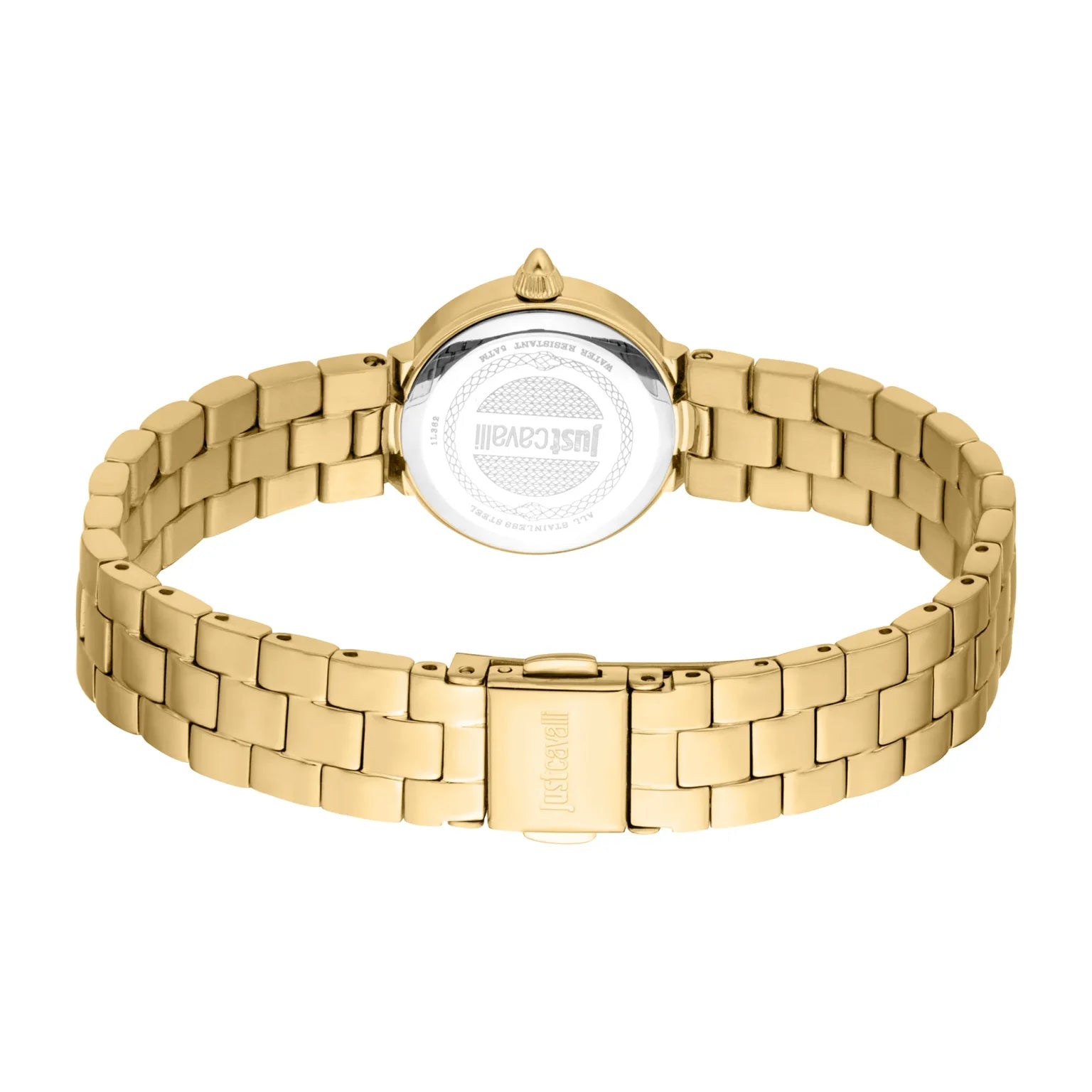 Дамски часовник Women’s watch Just Cavalli Glam Chic Serenita Mini JC1L362M0065 Yellow Gold Green