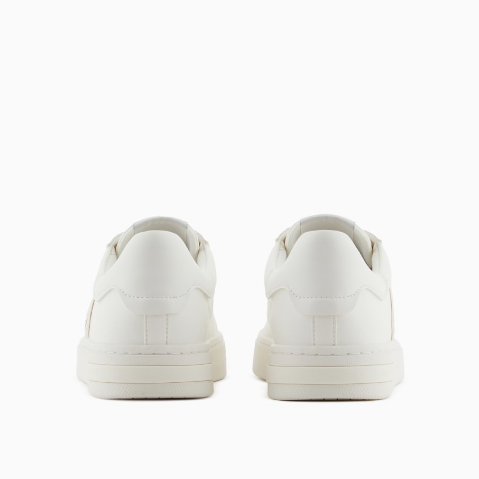 Мъжки бели кецове Armani Exchange Men Sneakers XM001990 AF17451 Heel View