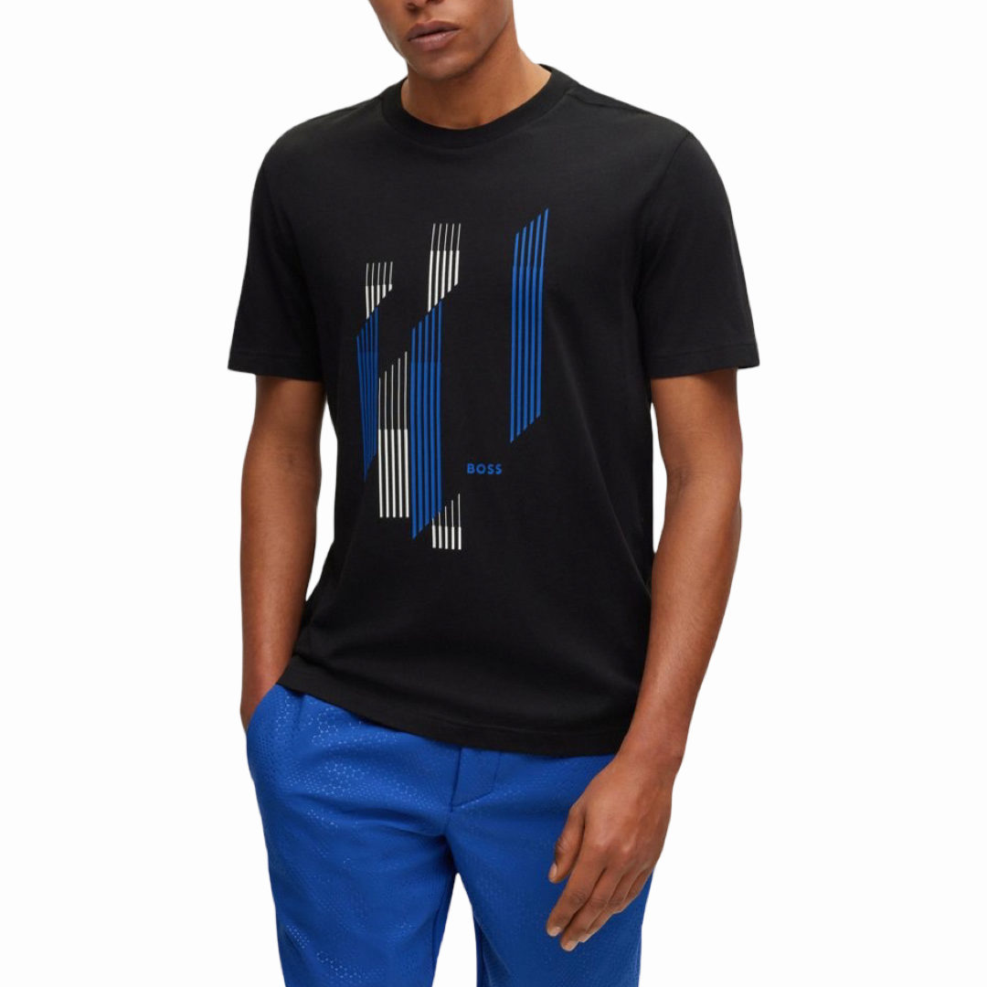 Мъжка черна тениска Hugo Boss 50499973
