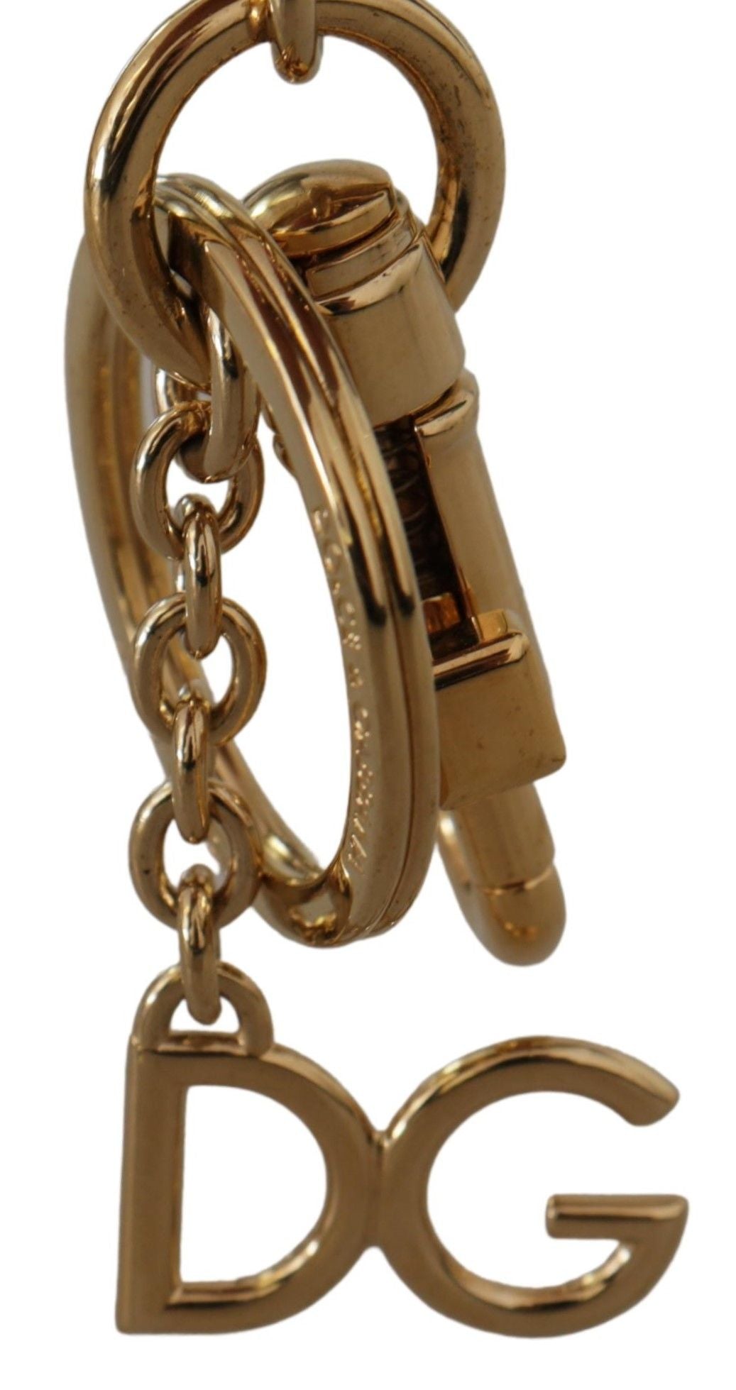 Dolce & Gabbana Елегантен кожен портфейл за монети с ключодържател