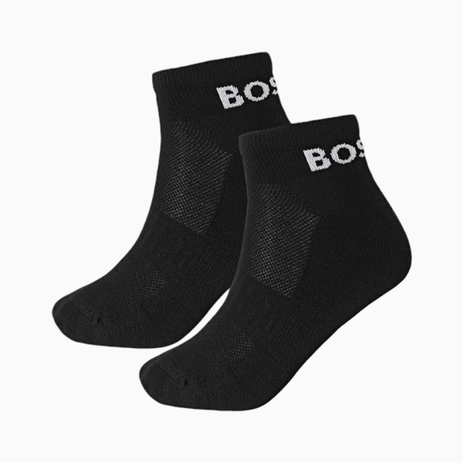 Мъжки черни чорапи Boss Men 2-pack Socks 50469859-001 Side View