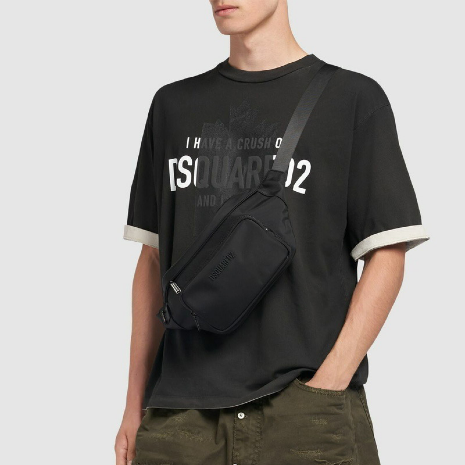 Dsquared² Urban Men Belt Bag Model View