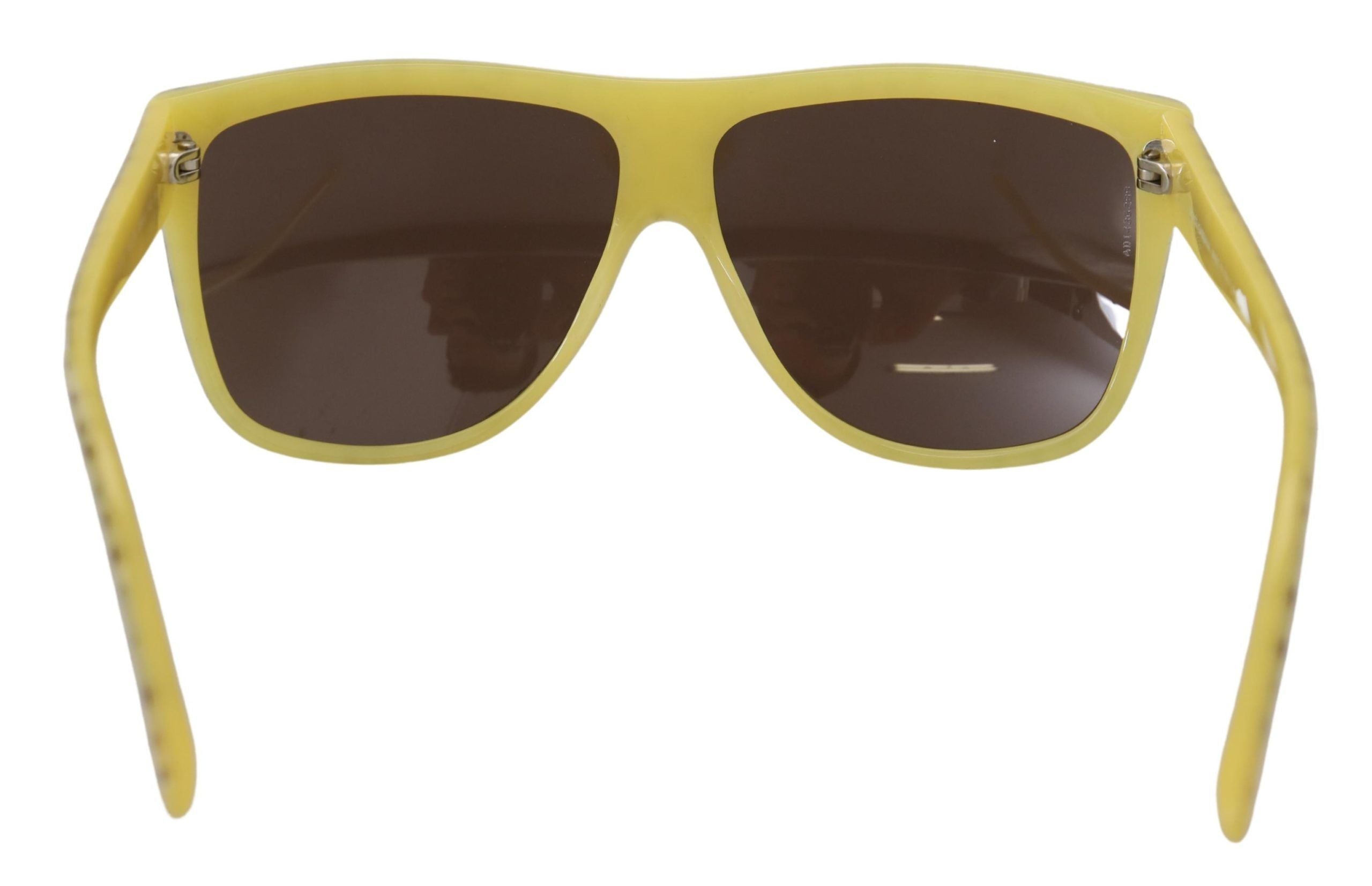 Dolce & Gabbana Stellar Chic квадратни слънчеви очила в жълто