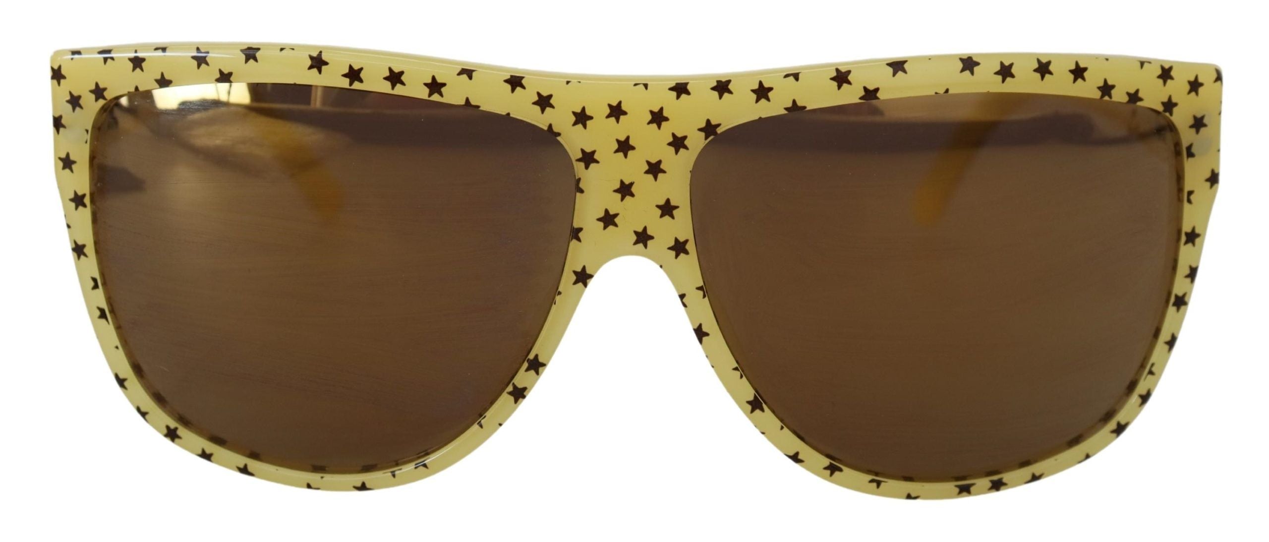 Dolce & Gabbana Stellar Chic квадратни слънчеви очила в жълто