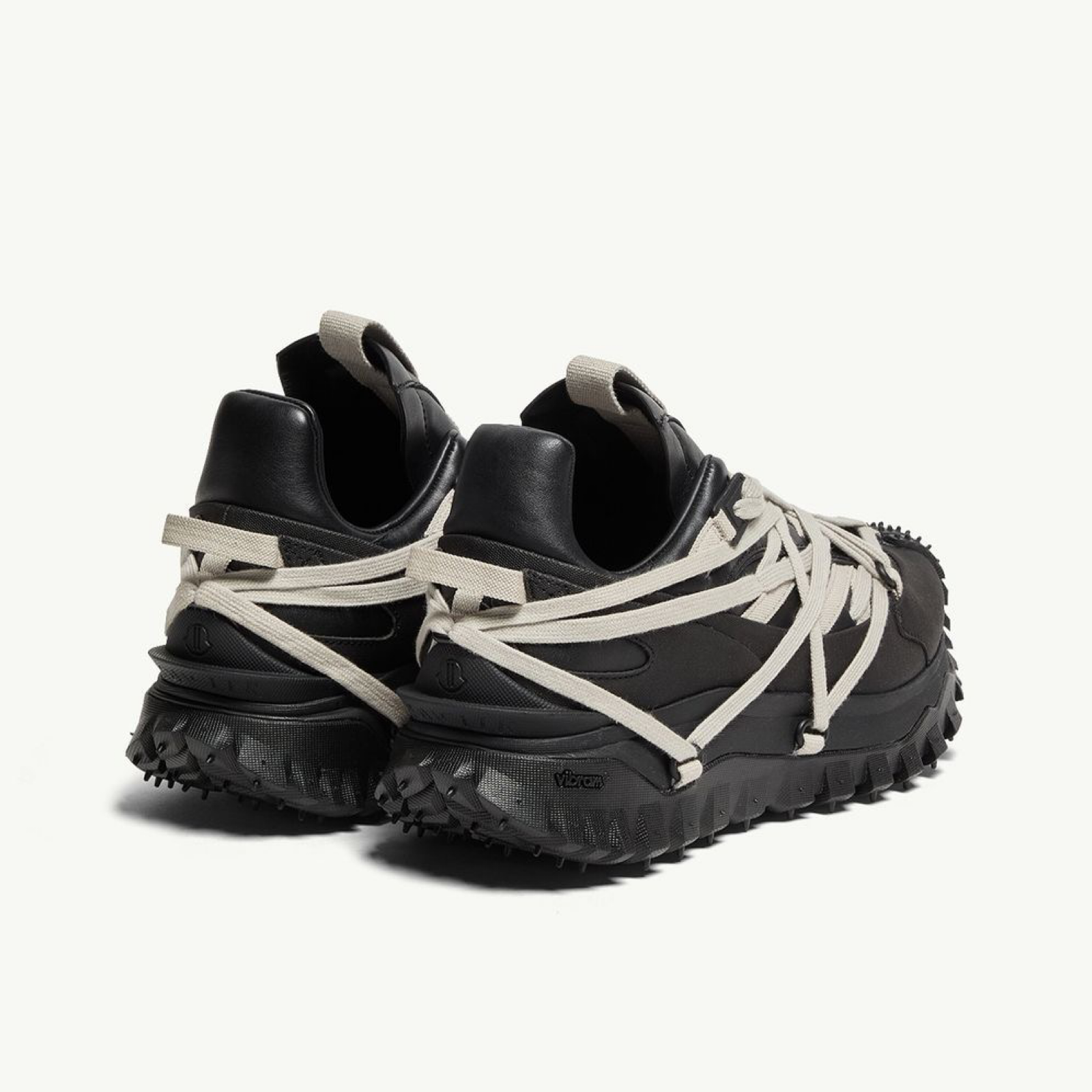 Moncler x Rick Owens Trailgrip Megalace Sneakers MU01F4M10M4321999 Heel View