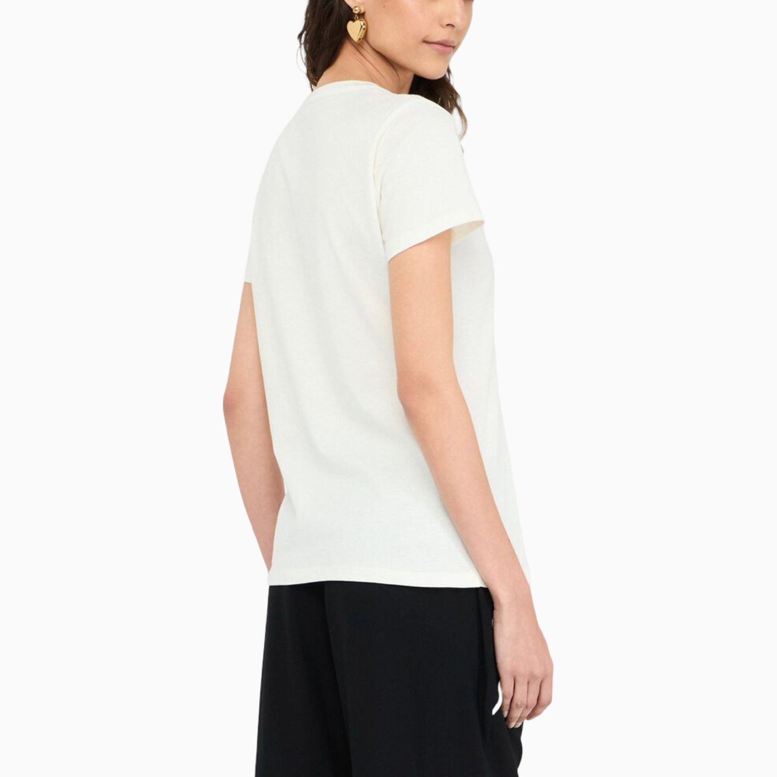 Дамска бяла тениска Liu Jo Women T-shirt TF5287 JS923 Back View