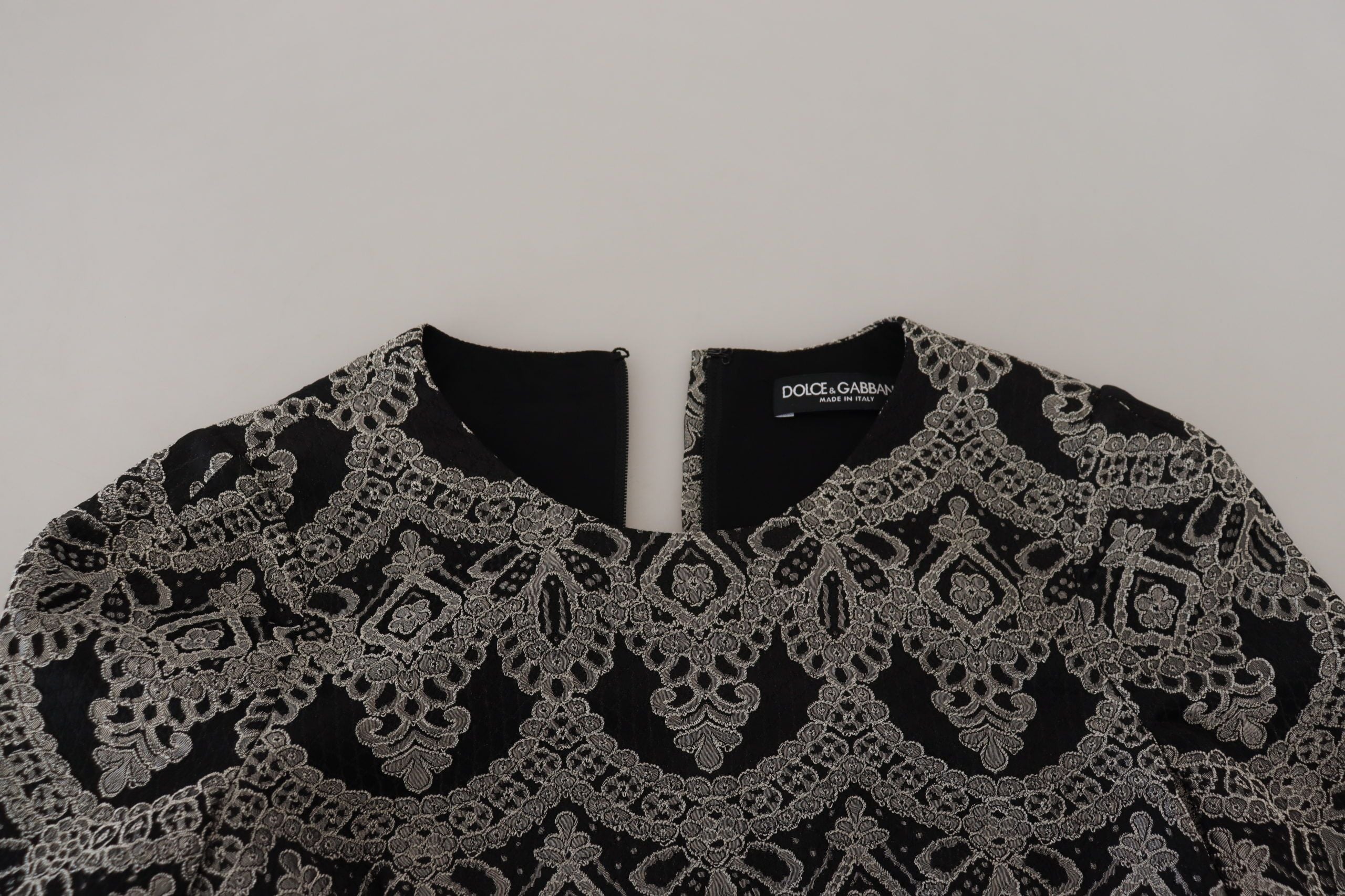 Елегантна рокля от жакард по тялото на Dolce & Gabbana