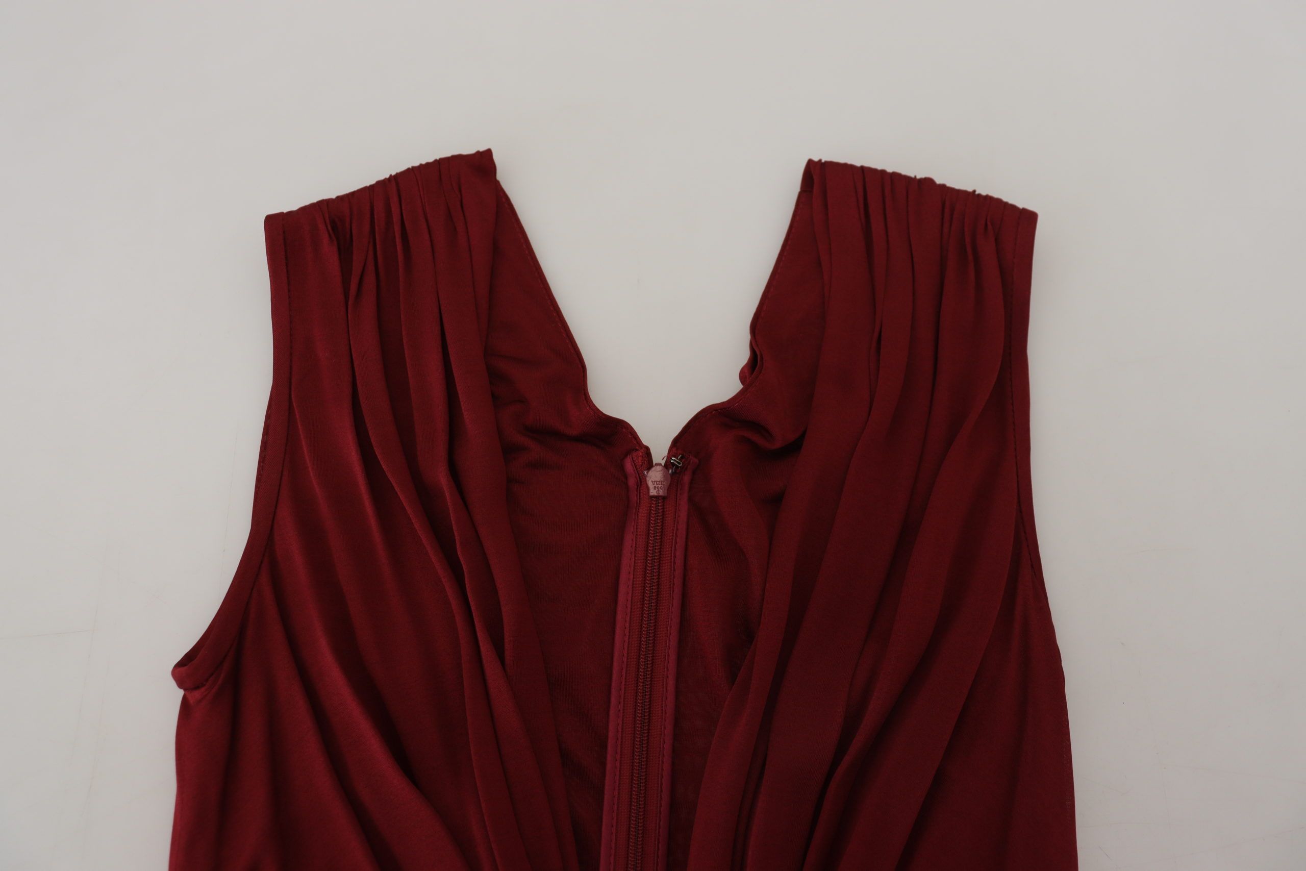 Горна блуза Dolce & Gabbana Bordeaux Silk Blend