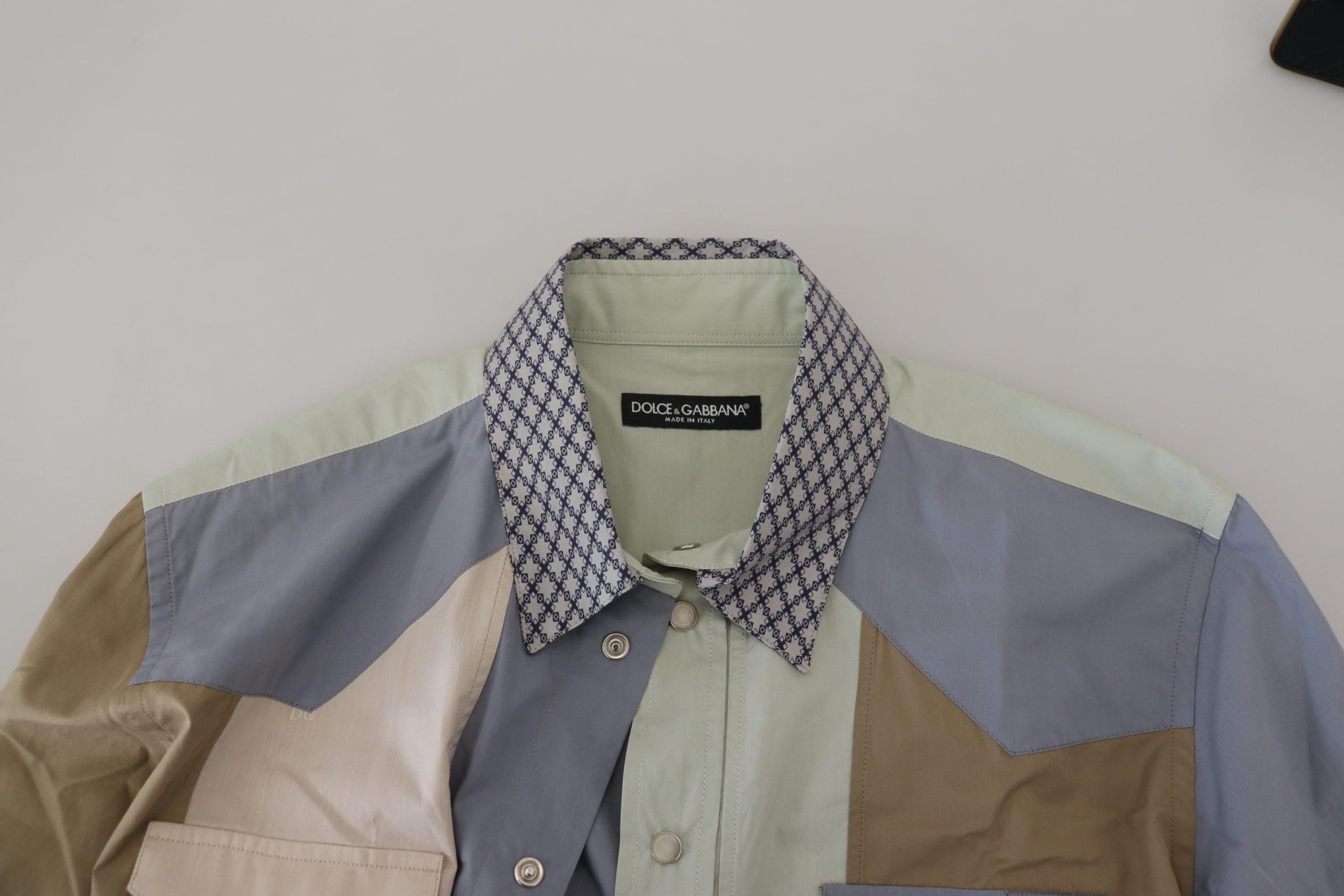 Dolce & Gabbana Multicolor Slim Fit Ежедневна риза