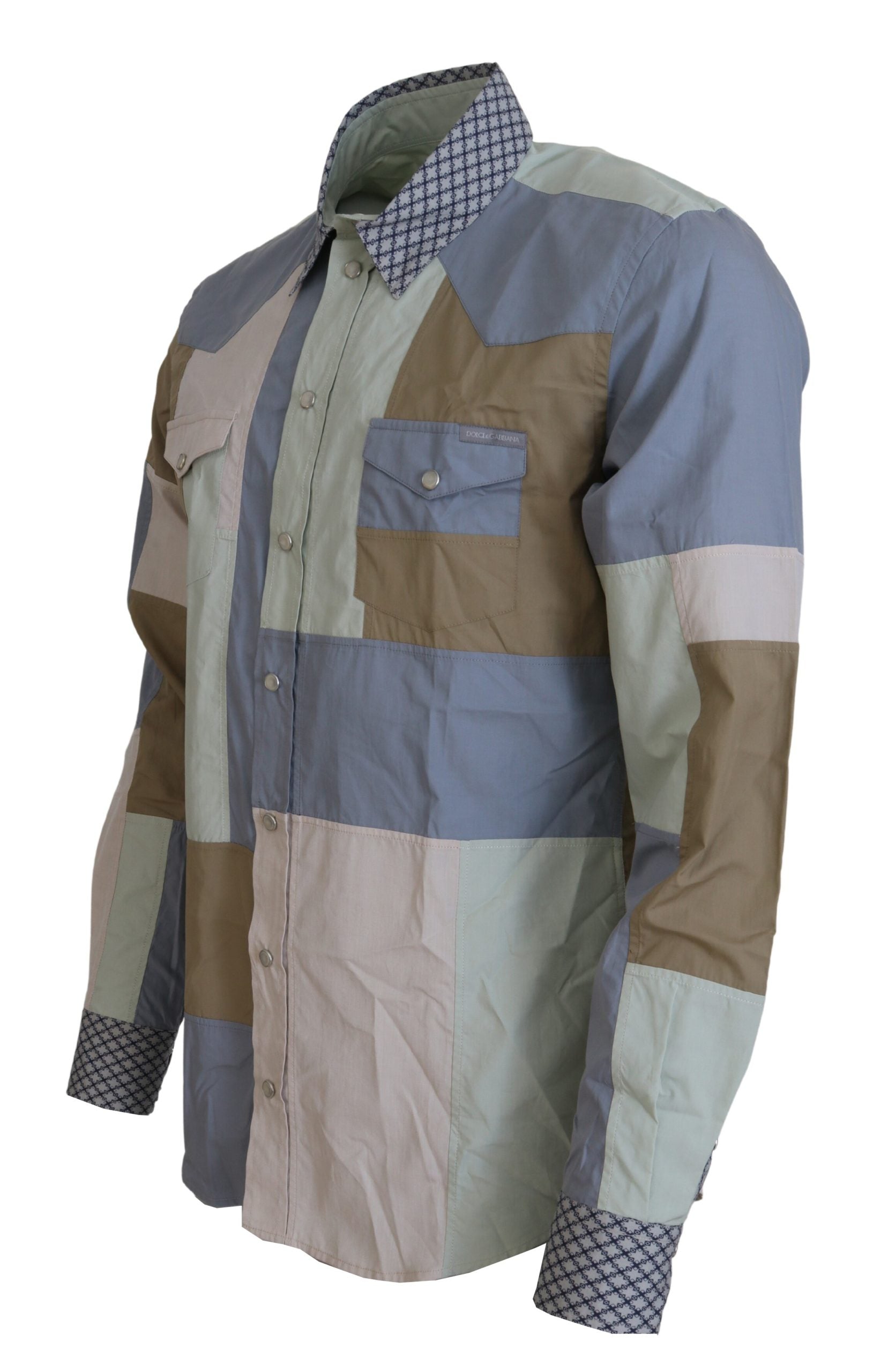 Dolce & Gabbana Multicolor Slim Fit Ежедневна риза