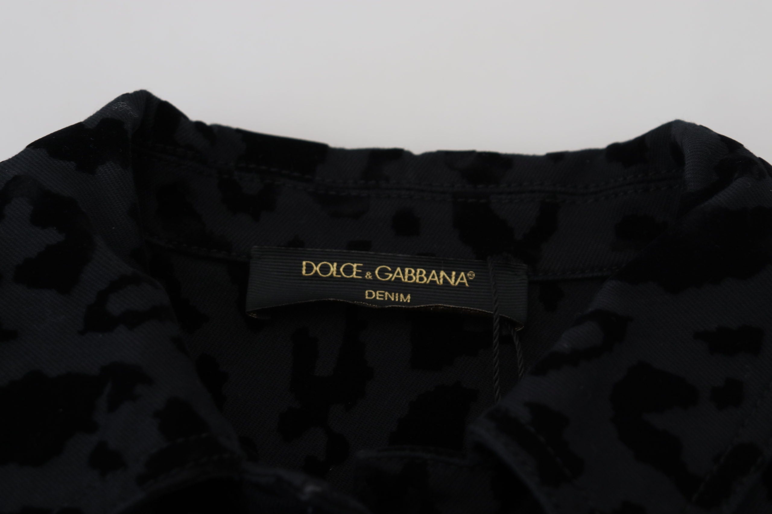 Dolce & Gabbana Chic дънково яке с леопард