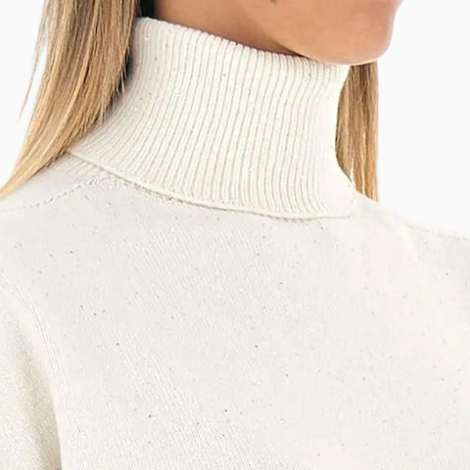 Дамски бял пуловер Liu Jo Women Sweater MF5234 MA27R Close-Up