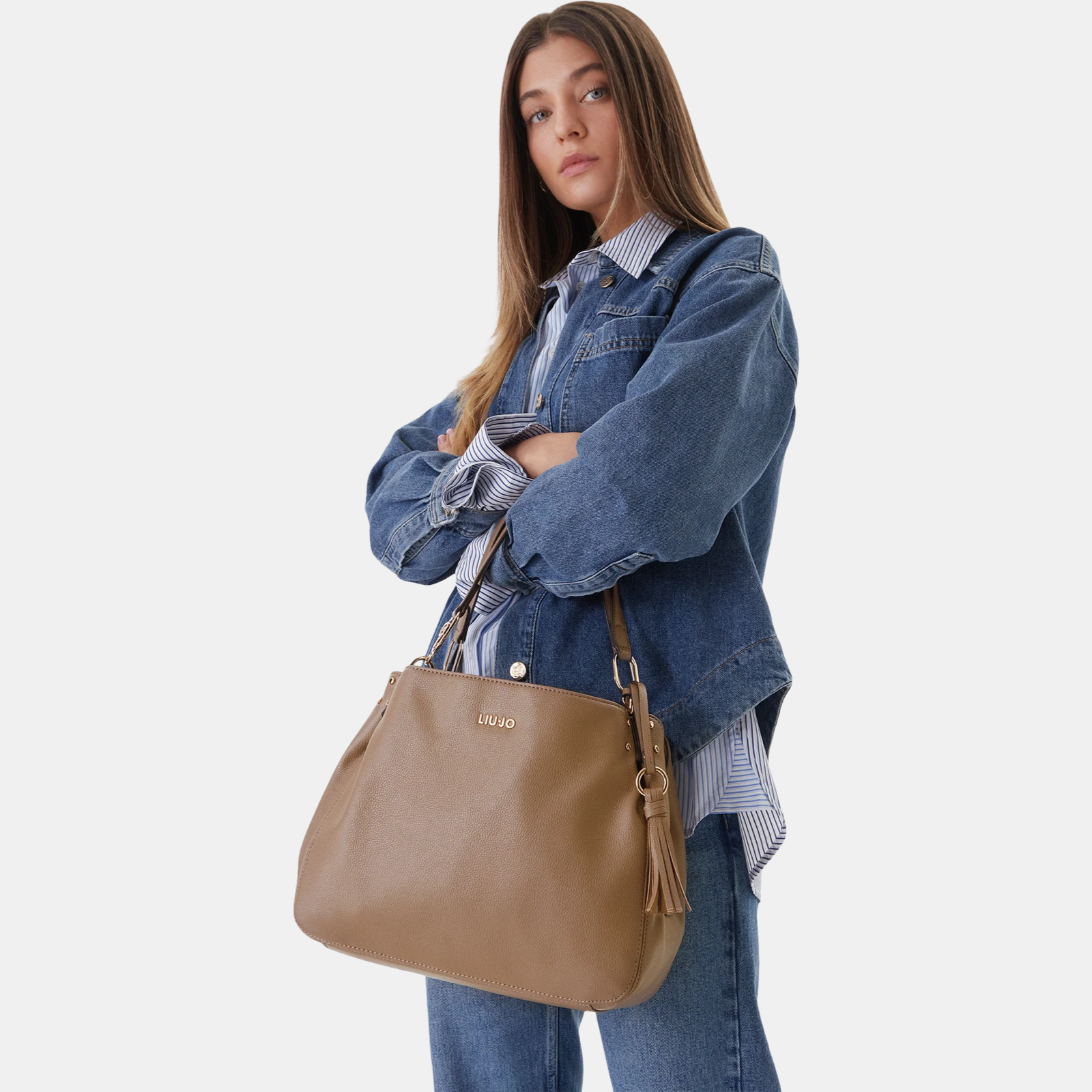Дамска шопинг чанта Liu Jo Women Shopping Bag AA6185 E1012 71409 Model View