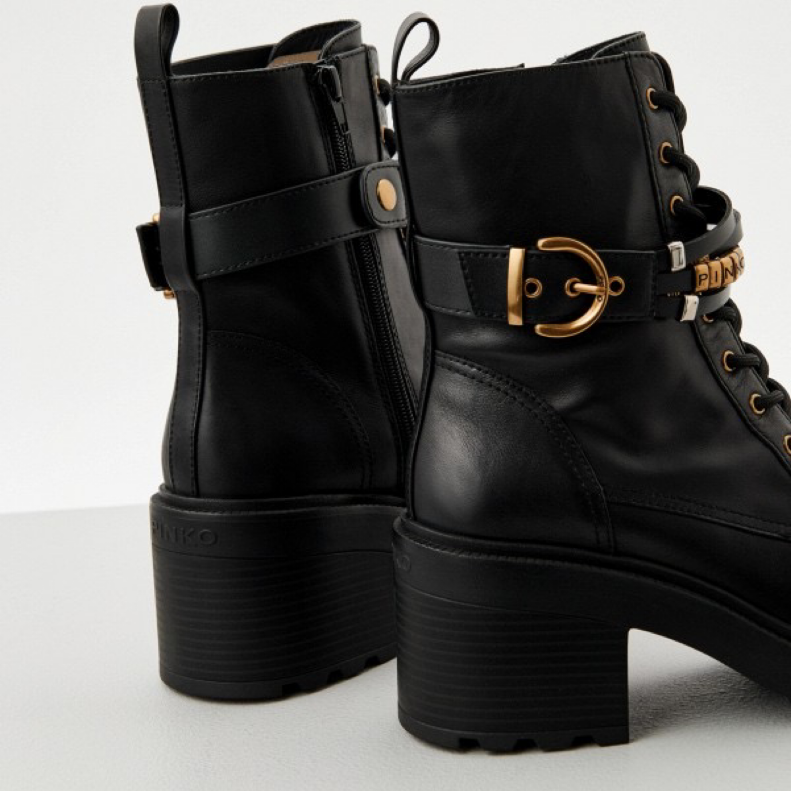 Дамски боти Pinko Altea 001 Women Boots SD0549P001 Z99Q Heel View