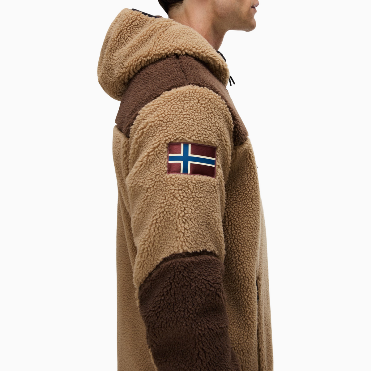 Мъжки суичър Napapijri Yupik Men Fleece Hoodie NP0A8AZX M4E Close-Up