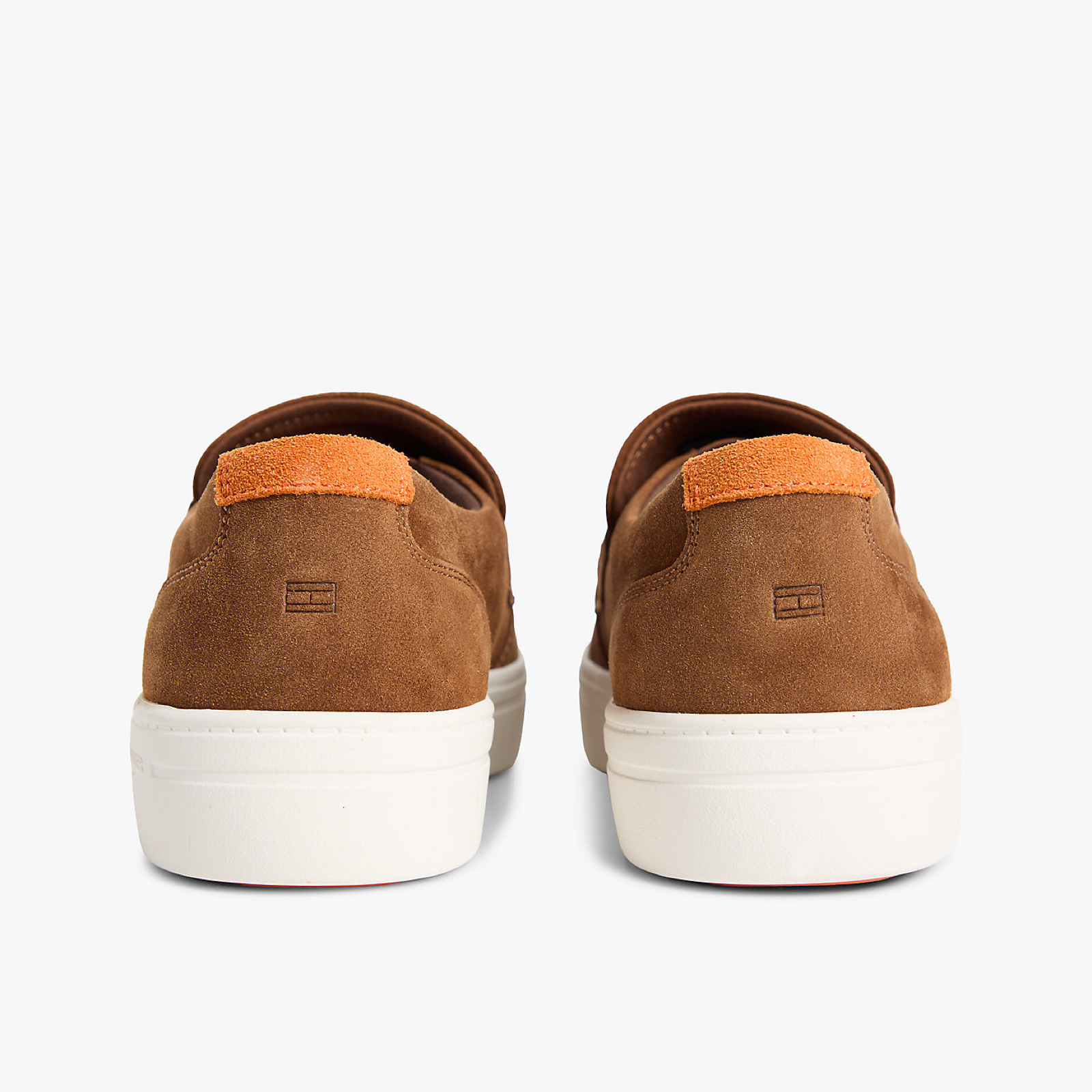 Мъжки кафяви мокасини Tommy Hilfiger Men Loafers FM0FM05786 GVQ Heel View