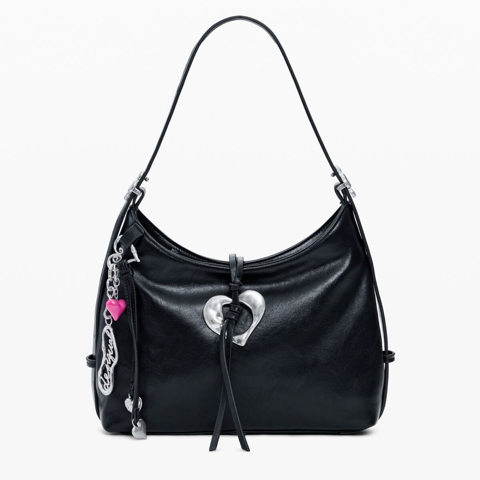 Дамска черна чанта Desigual Women Handbag 26SAXPC6 2000U Front View