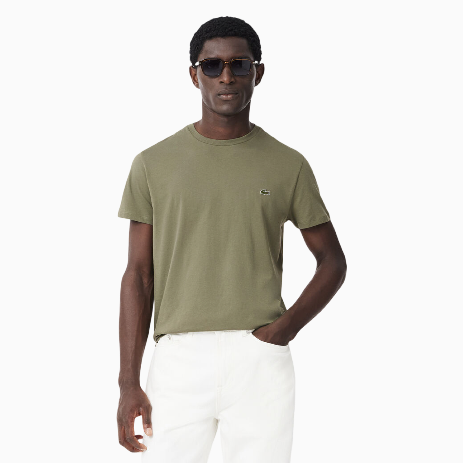 Мъжка тениска Lacoste Men T-shirt TH6709-00-BMY Front View