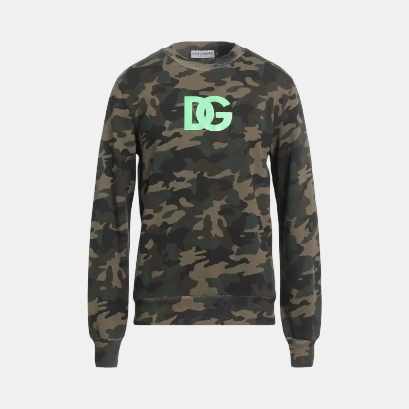 Dolce & Gabbana Camouflage Men Sweatshirt G9SY5T G7I8H S9000 Front View