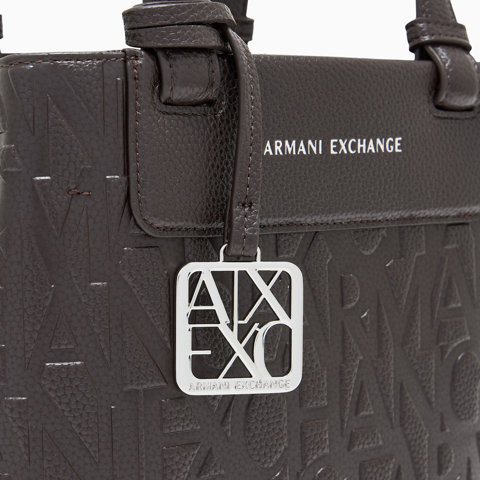 Дамска кафява чанта Armani Exchange Women Handbag XW001576 AF15774 U6032 Close-Up