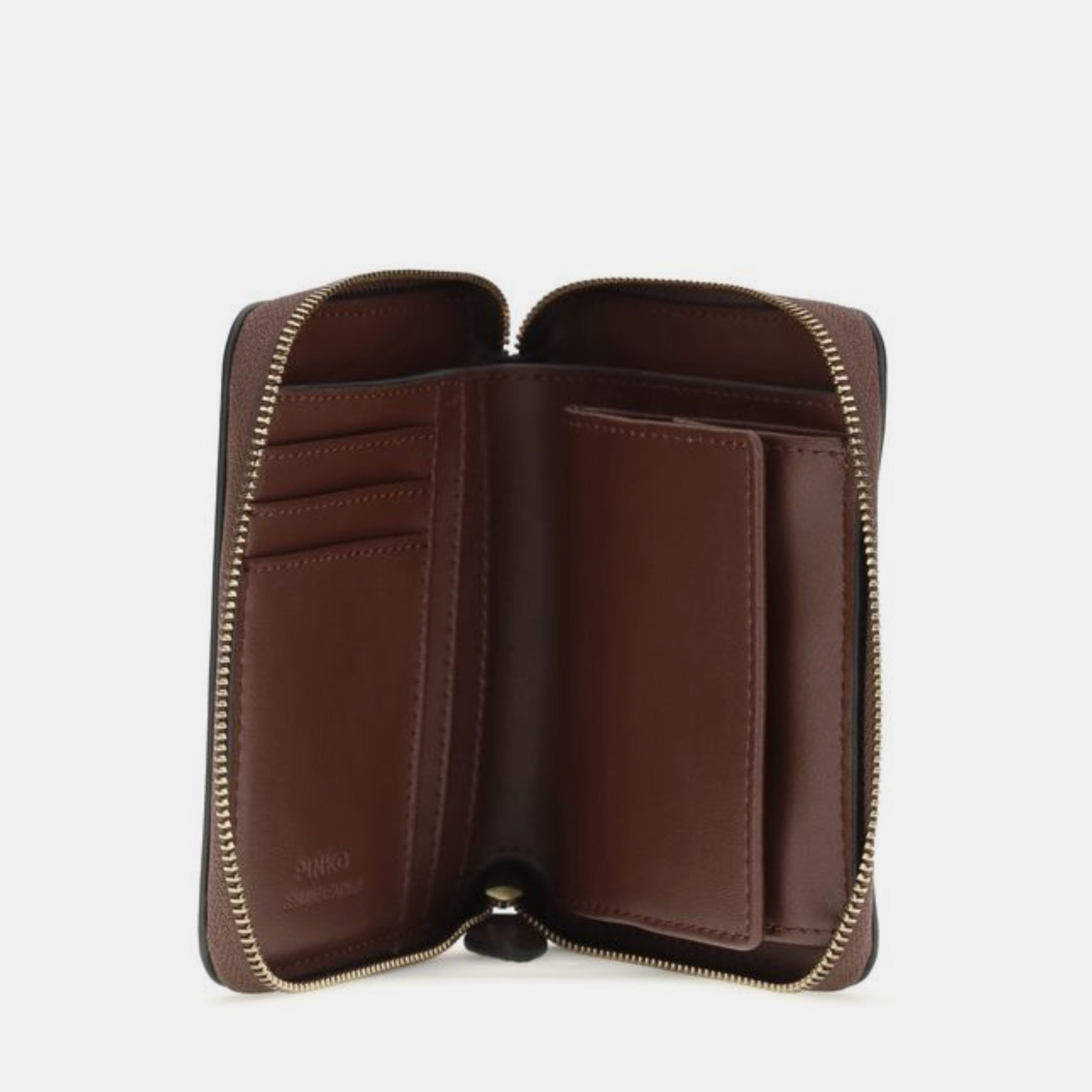 Дамско портмоне с цип Women’s wallet Pinko Dark Brown 100249 A0F1 R49Q inside view