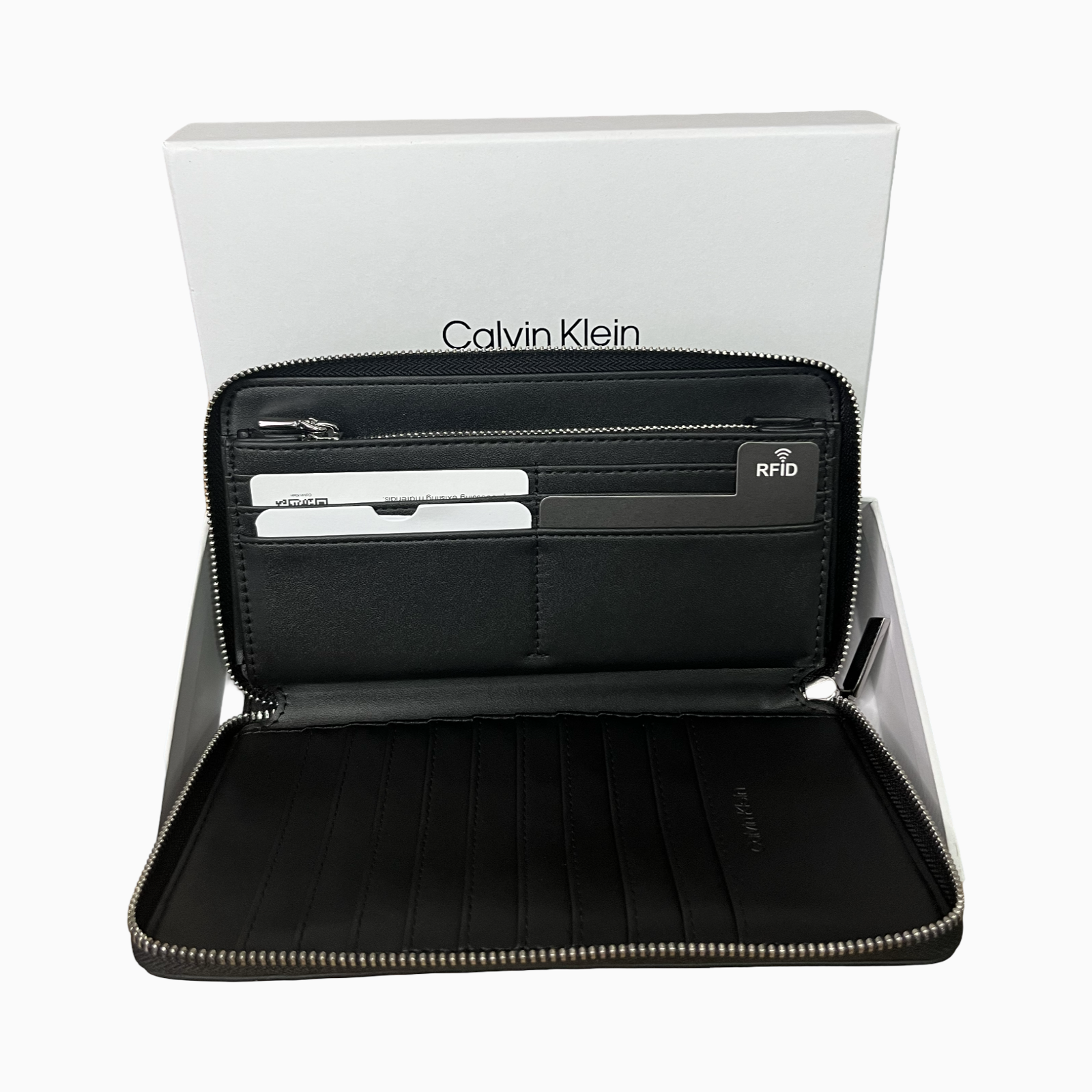 Клъч портмоне Calvin Klein Clutch Wallet K60K613072 Inside View
