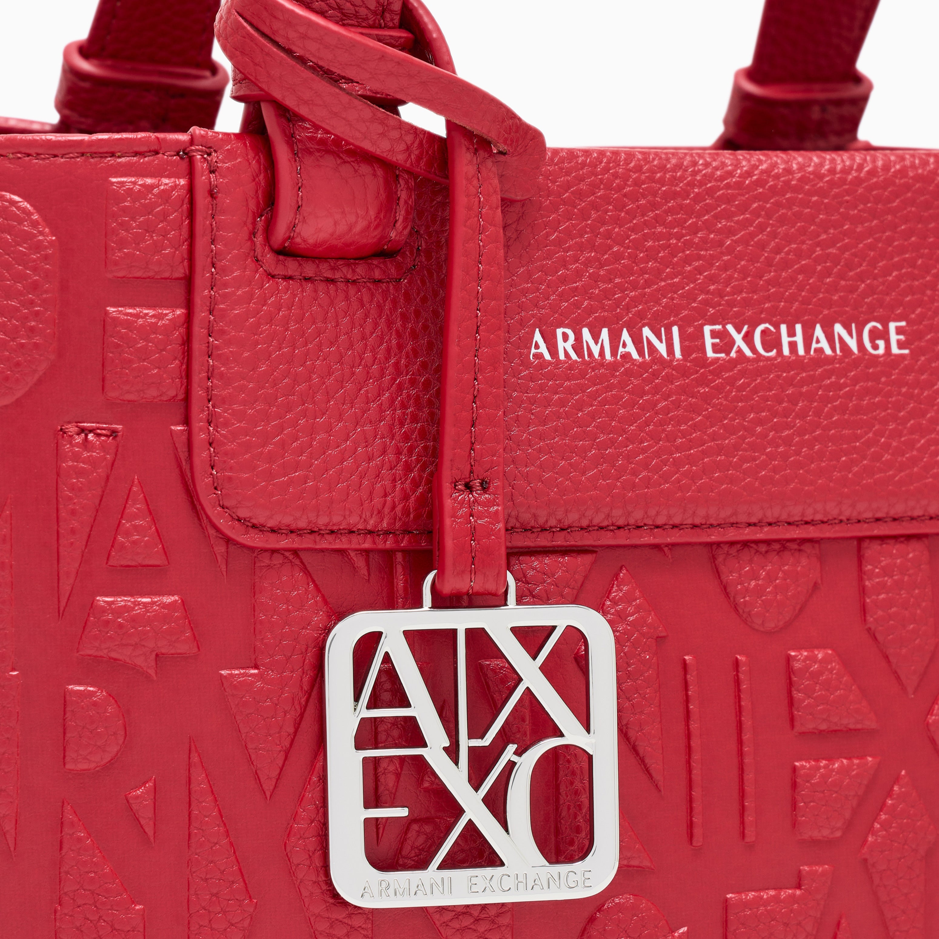 Дамска червена чанта Armani Exchange Women’s shopping bag XW001576 AF15774 U5102 Close-up