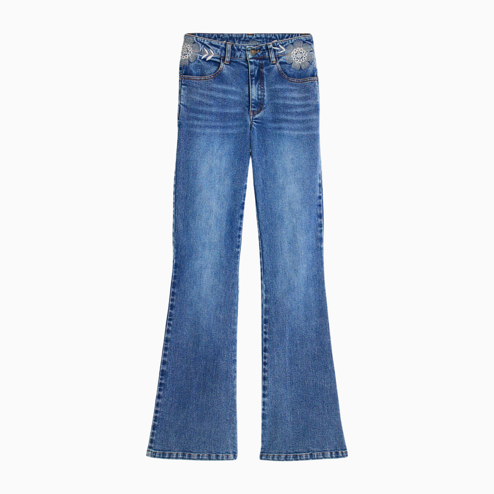 Дамски дънки Desigual Women Jeans 26SWDDX6 5053 Front View
