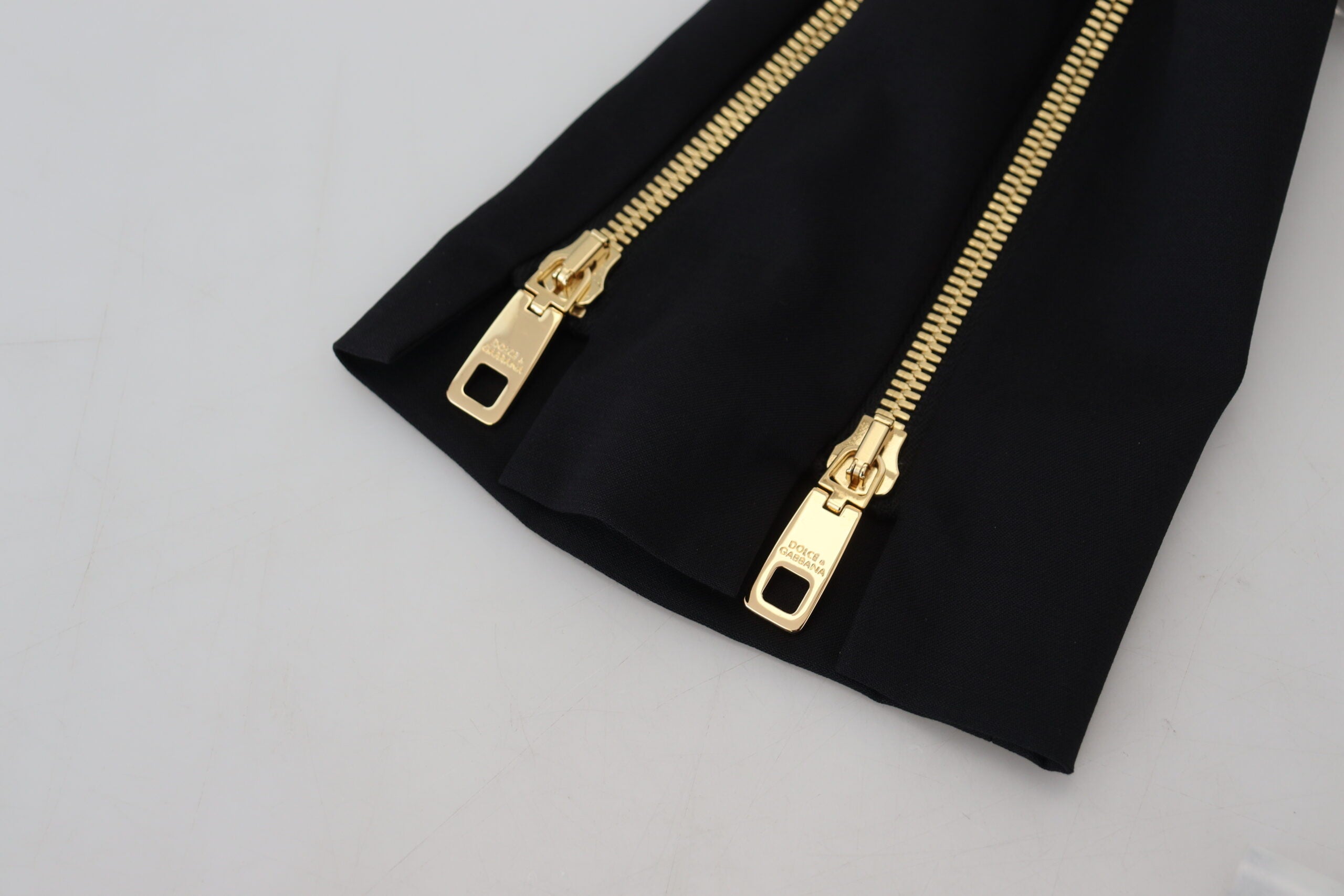 Dolce & Gabbana Елегантни стеснени вълнени панталони с висока талия