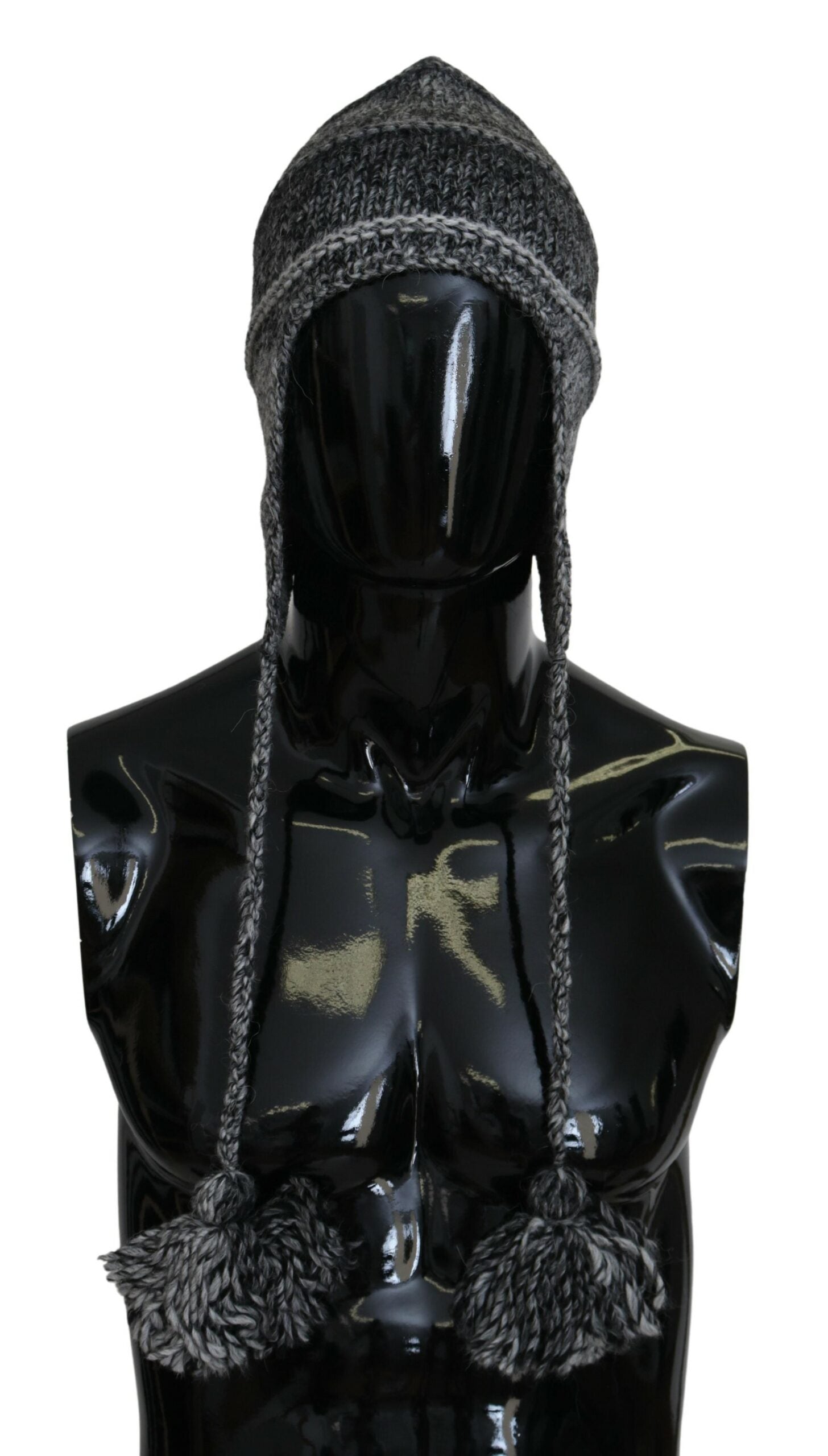 Dolce & Gabbana Елегантна сива плетена шапка